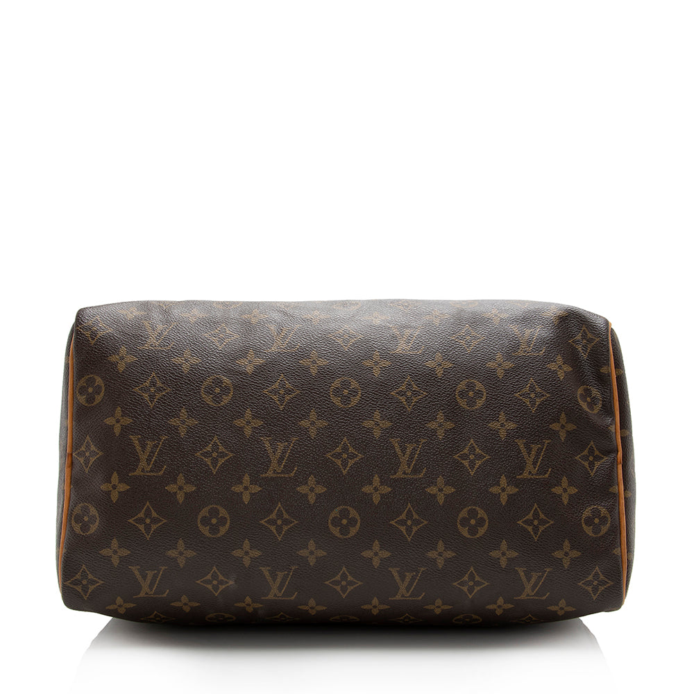Louis Vuitton Monogram Canvas Speedy 35 Satchel -  (SHF-16687)