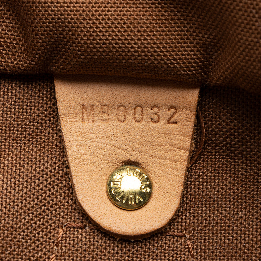 Louis Vuitton Monogram Canvas Speedy 35 Satchel -  (SHF-16687)