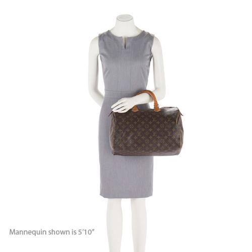 Louis Vuitton Monogram Canvas Speedy 35 Satchel -  (SHF-16687)