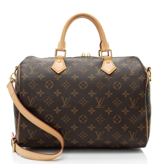Louis Vuitton Monogram Canvas Speedy Bandouliere 30 Satchel