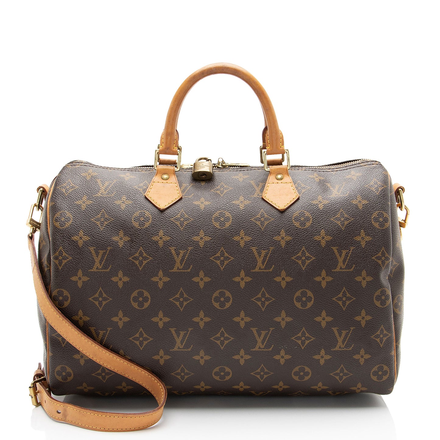 Louis Vuitton Monogram Canvas Speedy Bandouliere 35 Satchel