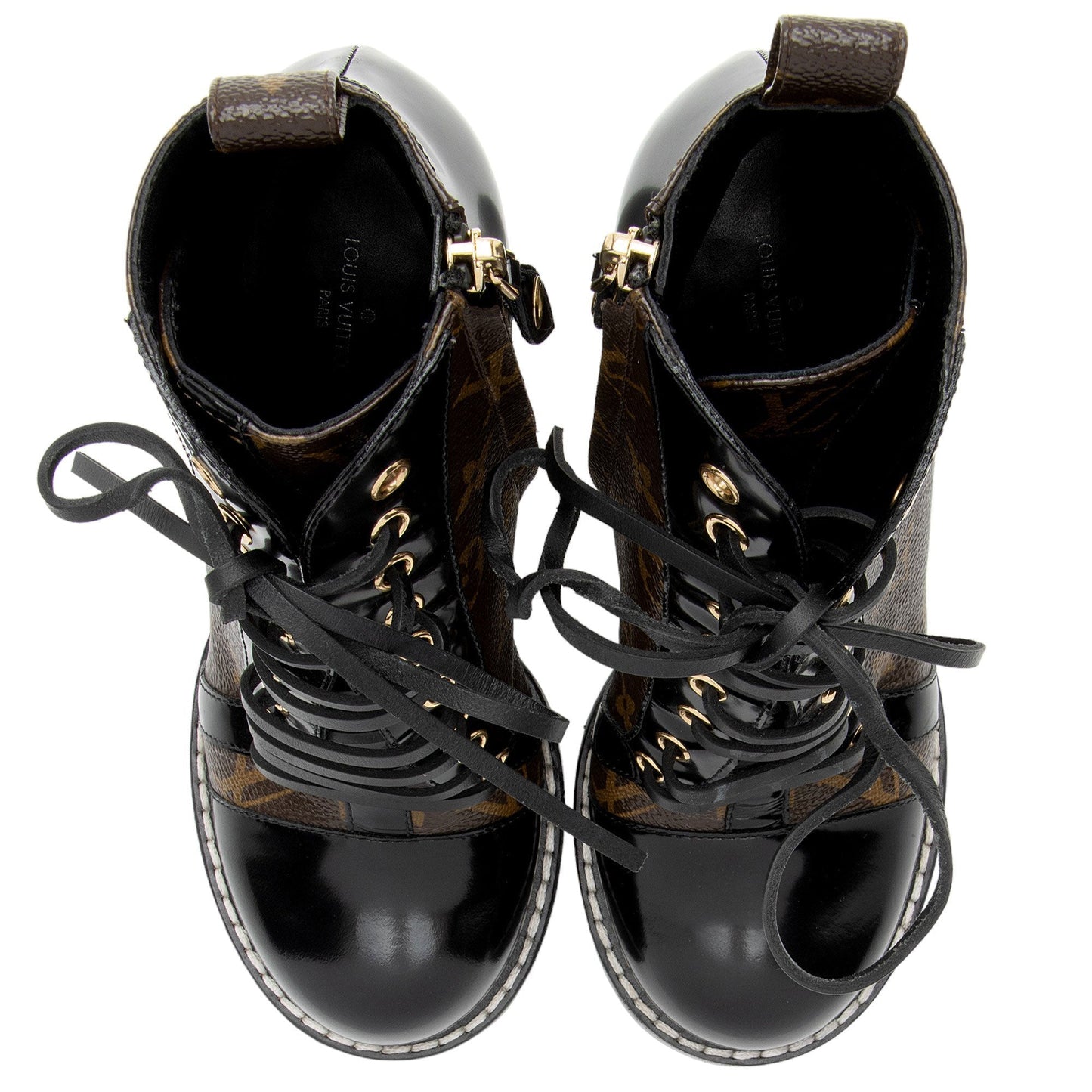 Louis Vuitton Monogram Canvas Star Trail Ankle Boots - Size 7 / 37 (SHF-R6Nbtv)