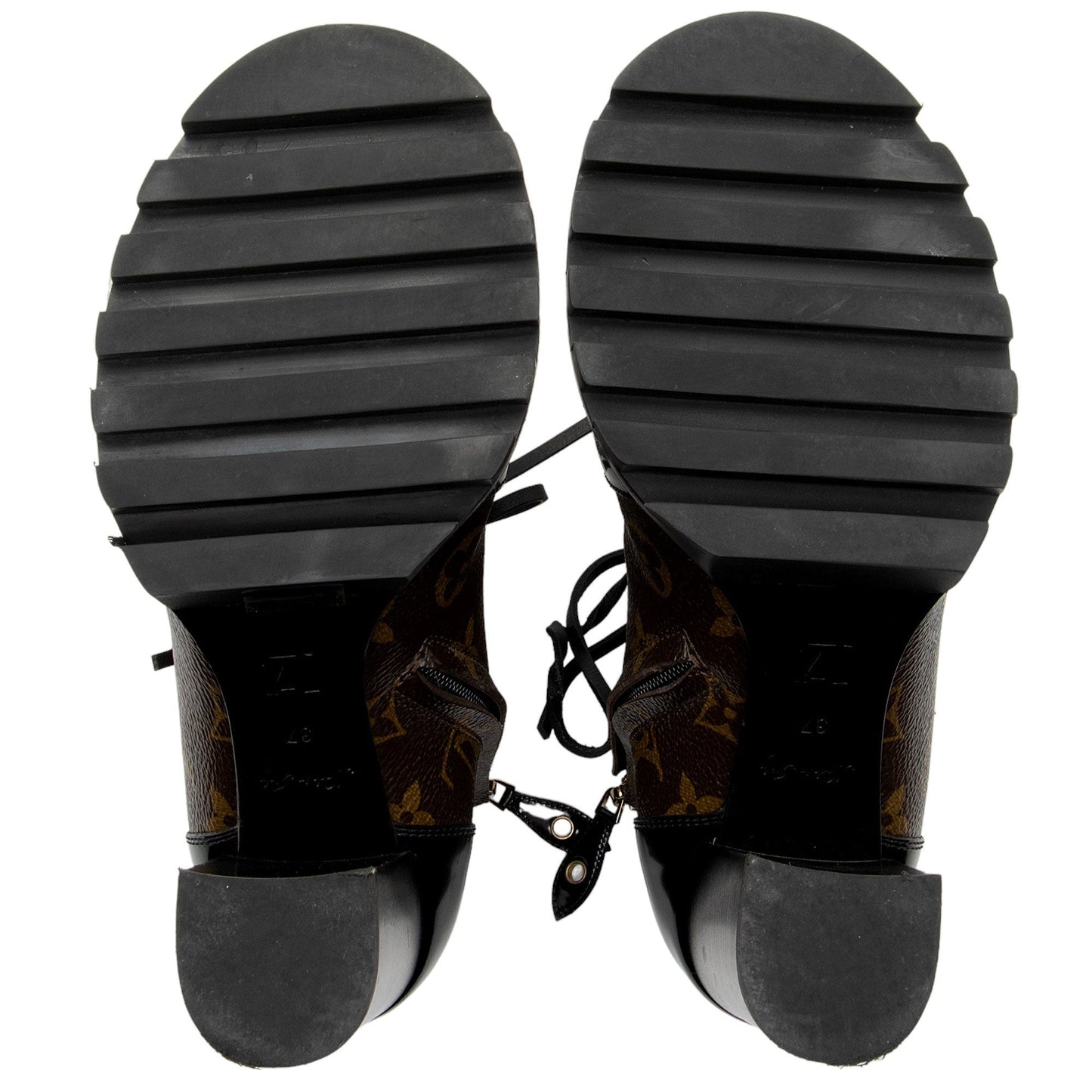 Louis Vuitton Monogram Canvas Star Trail Ankle Boots - Size 7 / 37 (SHF-R6Nbtv)