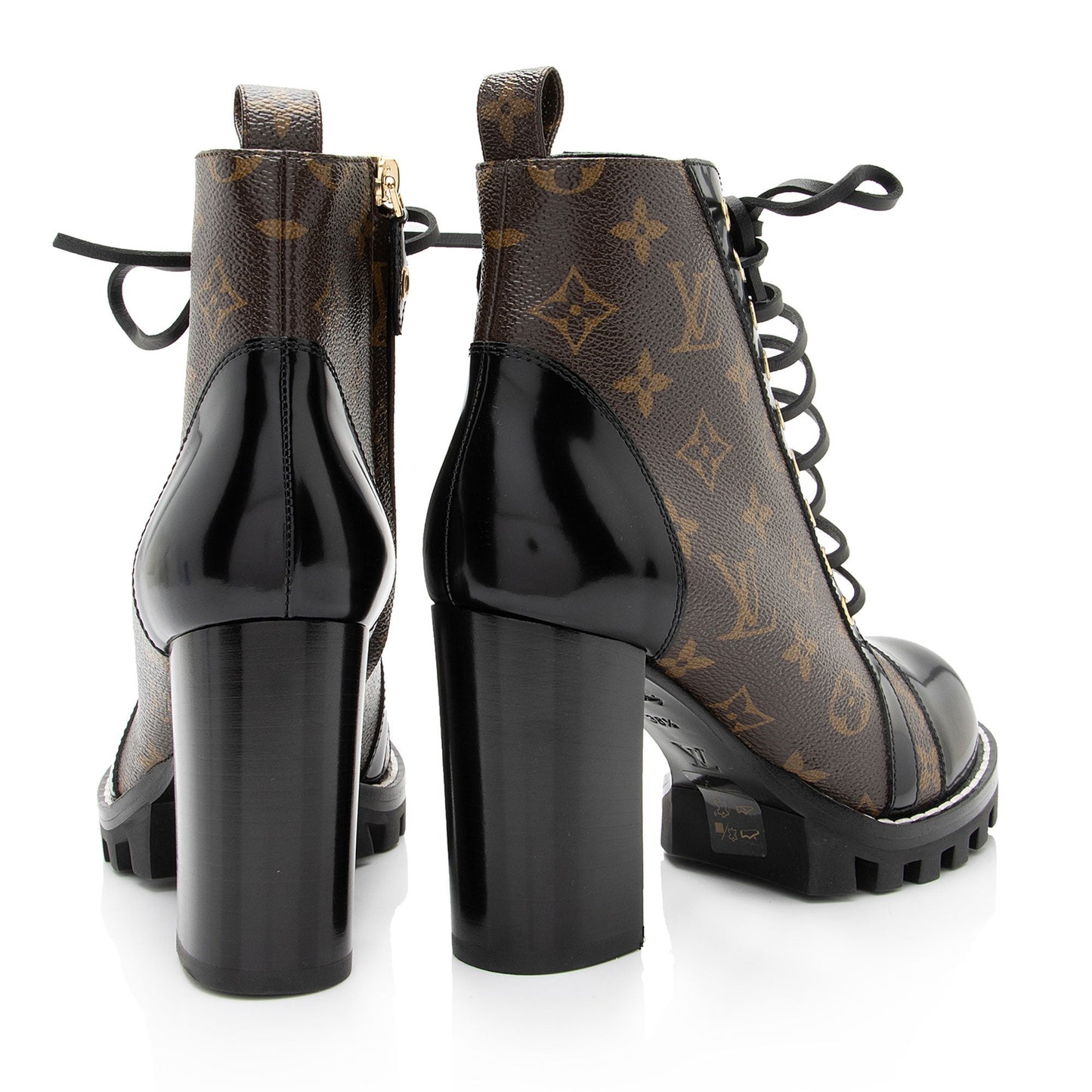 Louis Vuitton Monogram Canvas Star Trail Ankle Boots - Size 8.5 / 38.5 (SHF-gPrnOa)