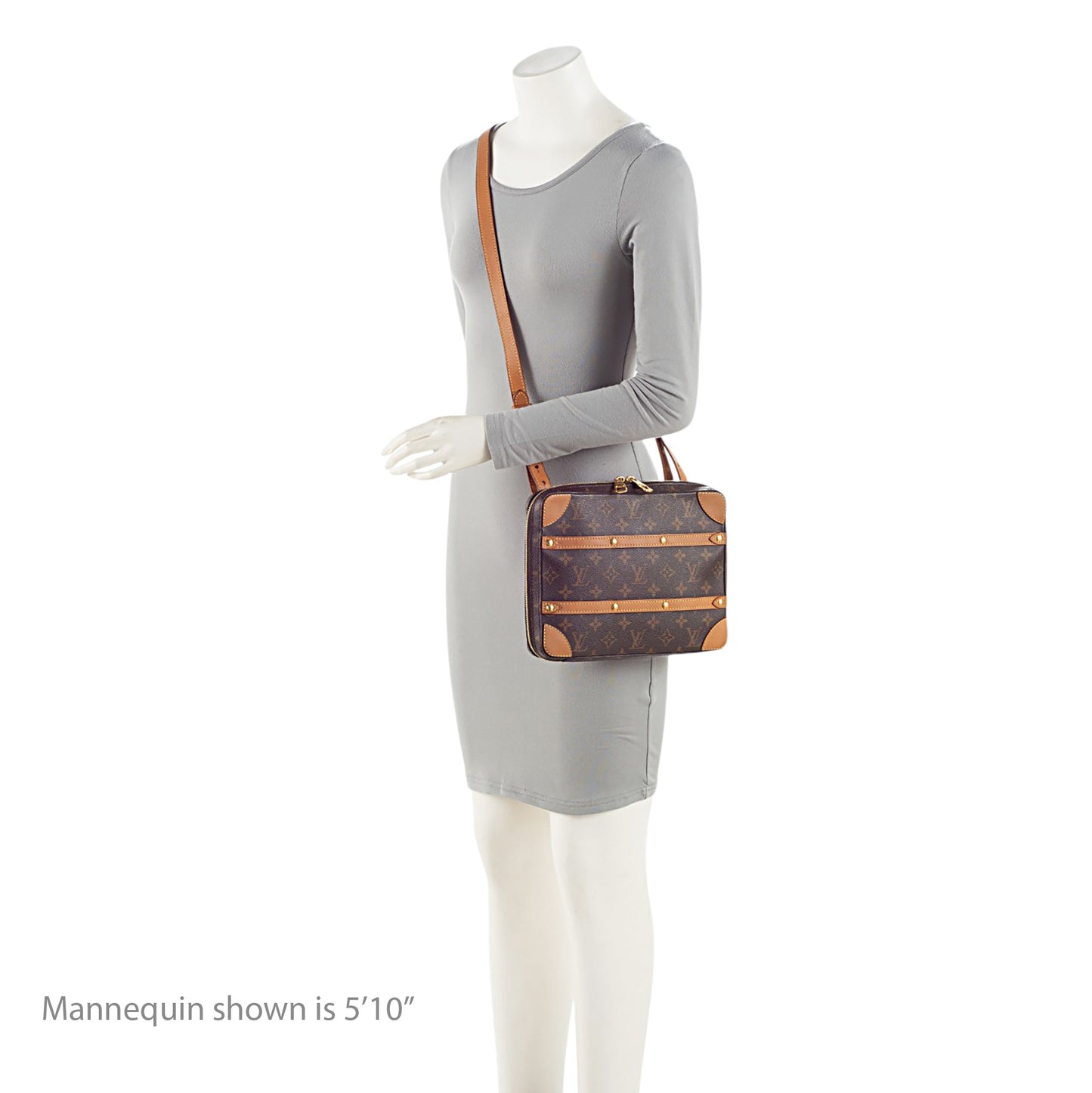 Louis Vuitton Monogram Canvas Studded Soft Trunk Crossbody