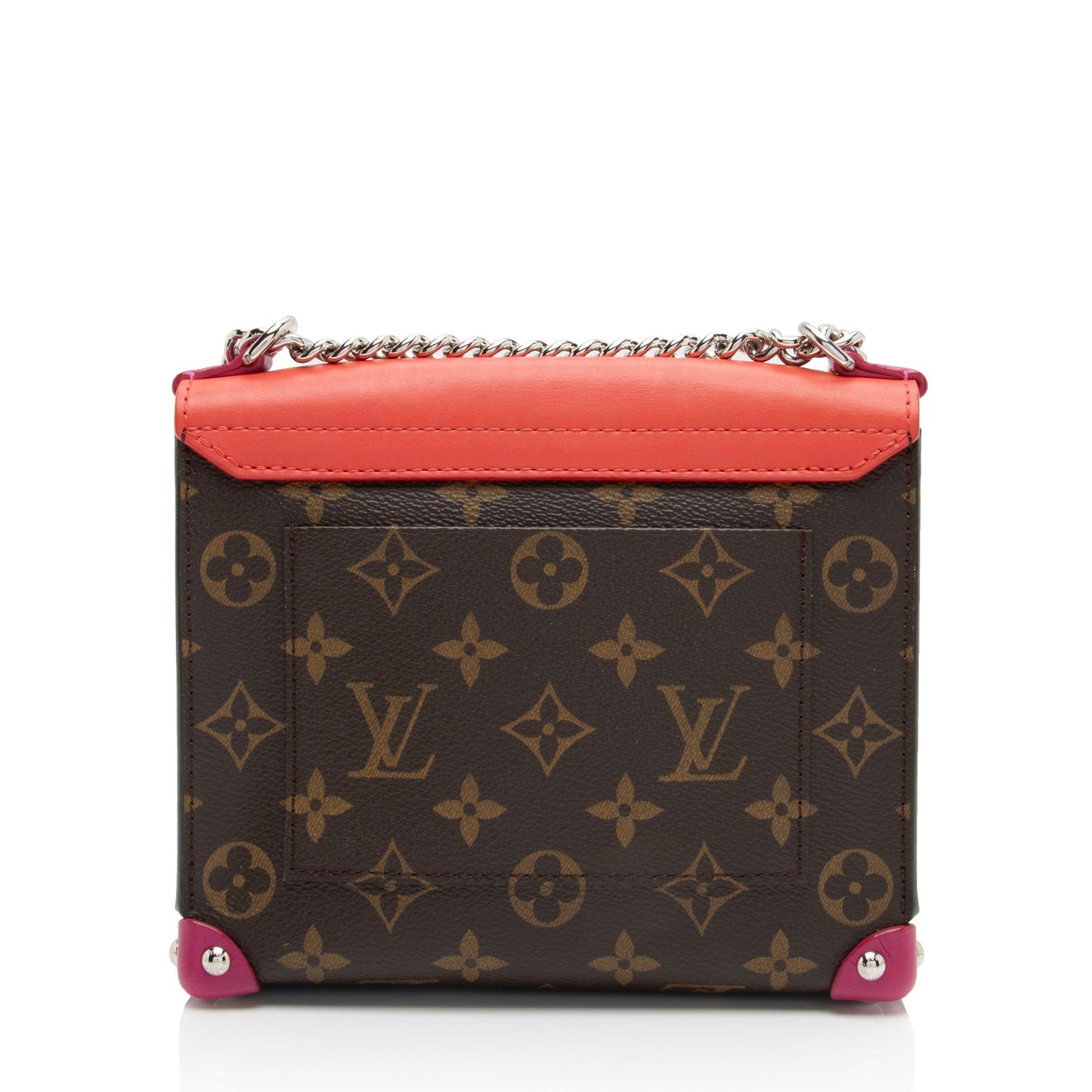 Louis Vuitton Monogram Canvas Totem Mask PM Pochette Bag (SHF-Ys9ktz)