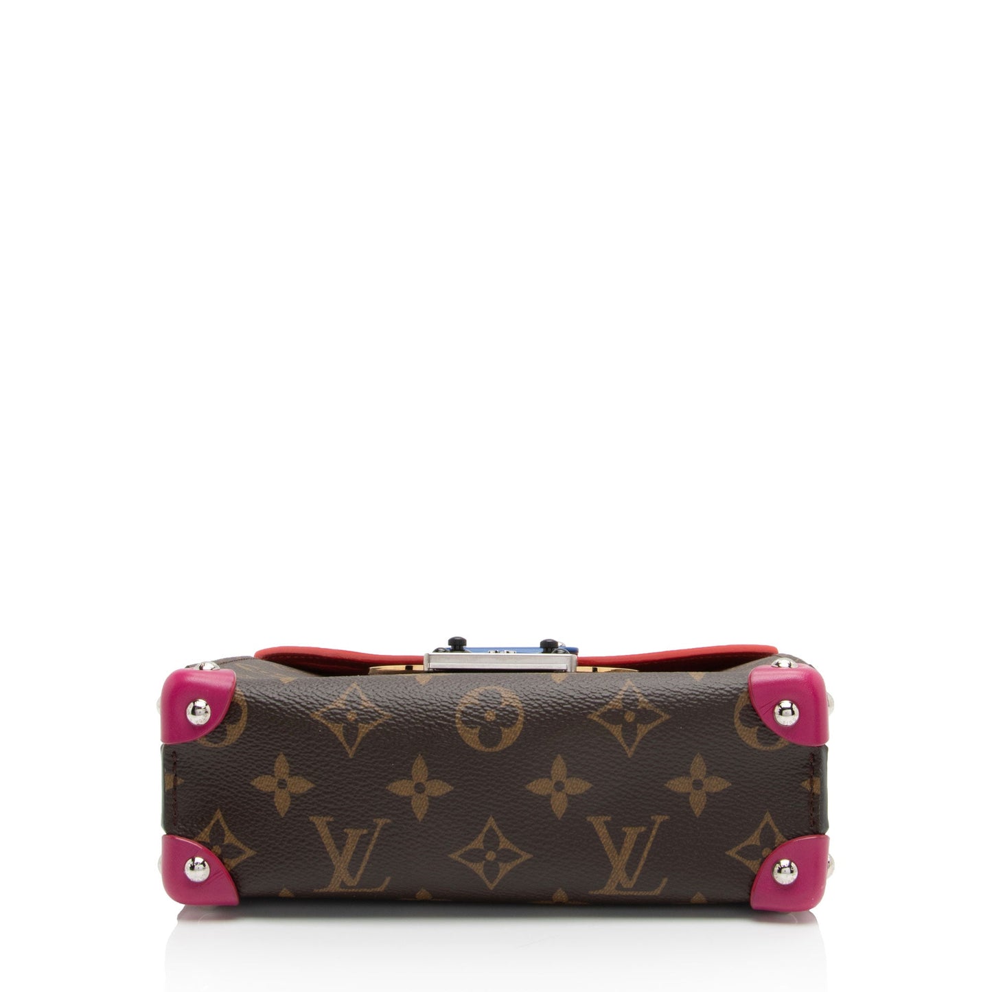 Louis Vuitton Monogram Canvas Totem Mask PM Pochette Bag (SHF-Ys9ktz)