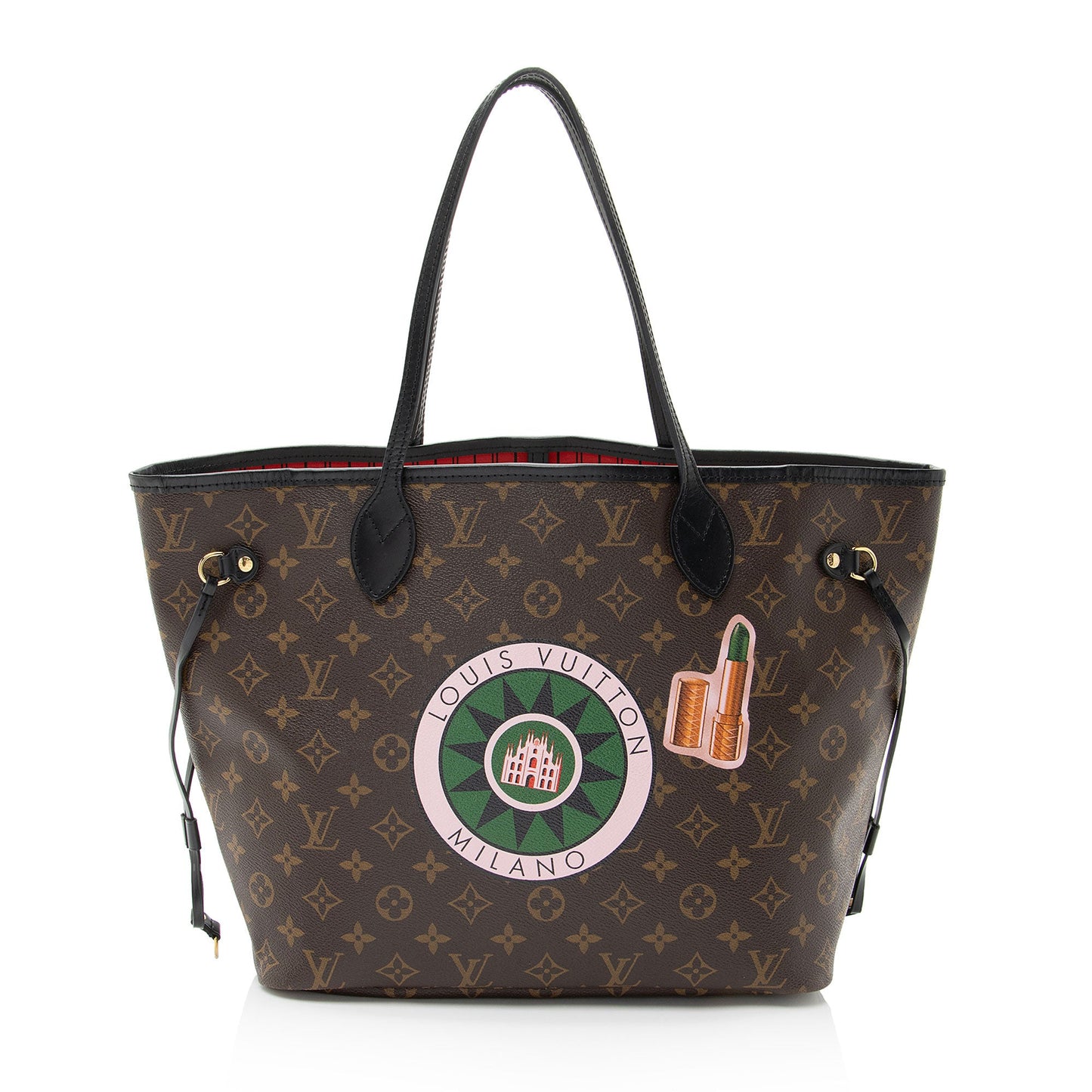 Louis Vuitton Monogram Canvas World Tour Neverfull MM Tote
