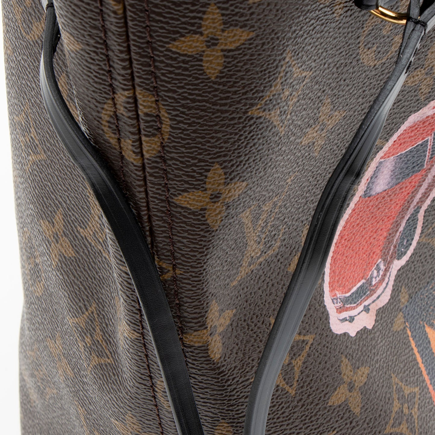 Louis Vuitton Monogram Canvas World Tour Neverfull MM Tote