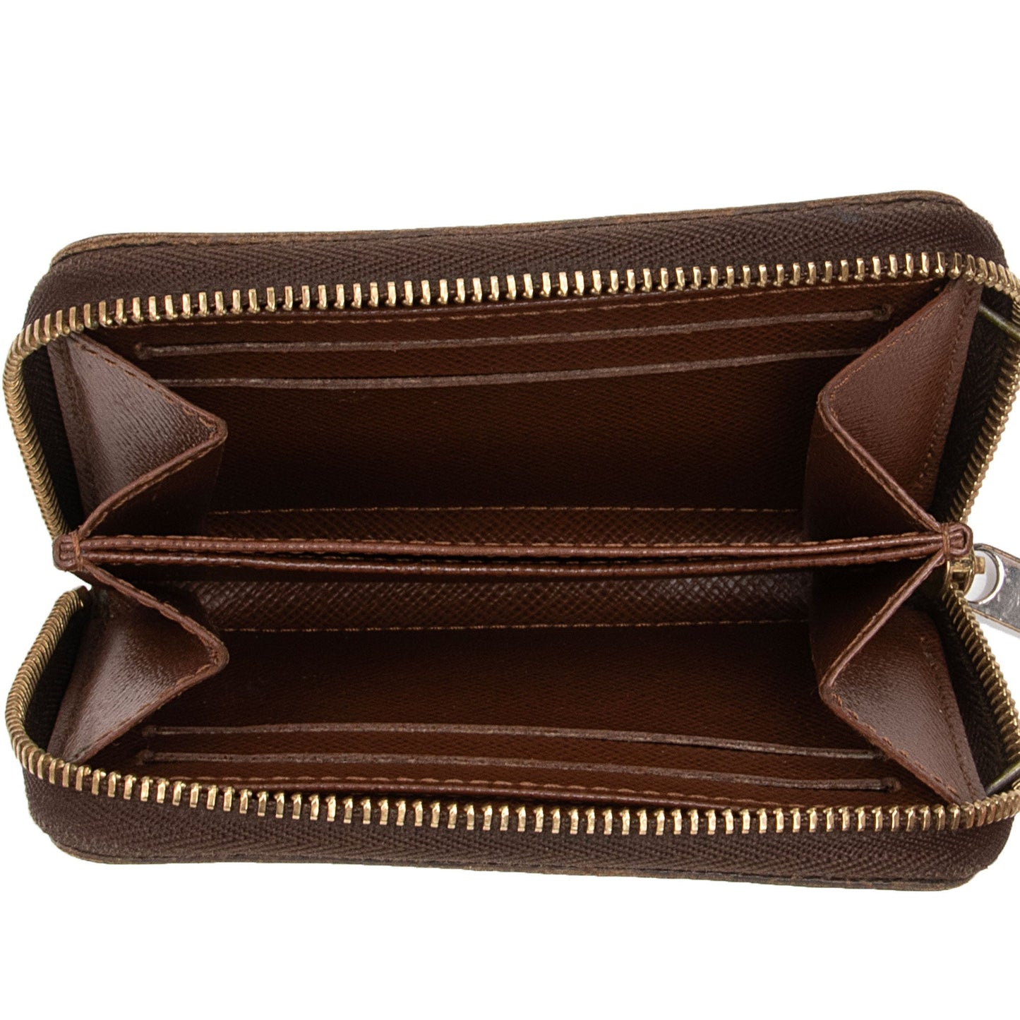 Louis Vuitton Monogram Canvas Zippy Coin Wallet (SHF-5Z4cmm)