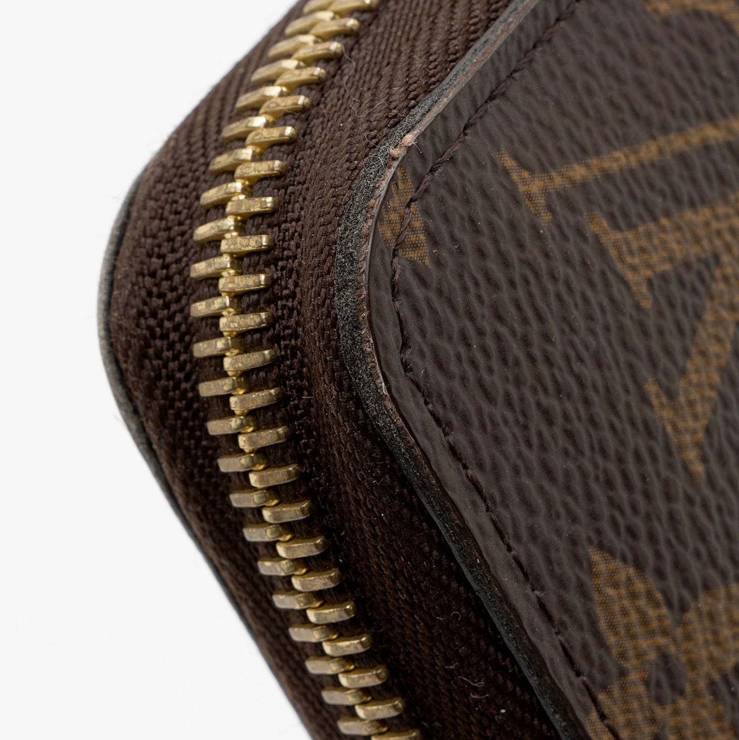 Louis Vuitton Monogram Canvas Zippy Wallet (SHF-743Pf3)