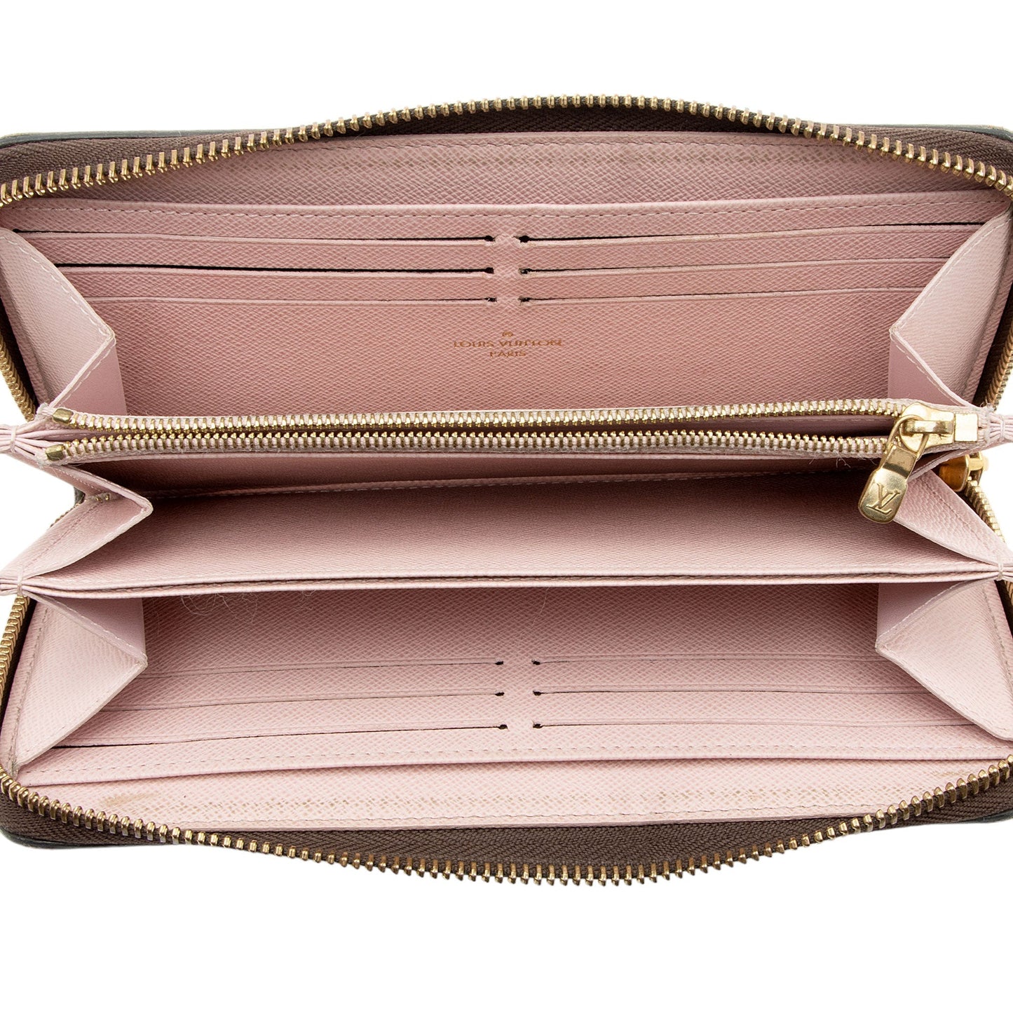 Louis Vuitton Monogram Canvas Zippy Wallet (SHF-oefzl9)