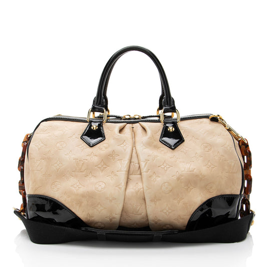 Louis Vuitton Monogram Cuir Embossed Stephen Satchel