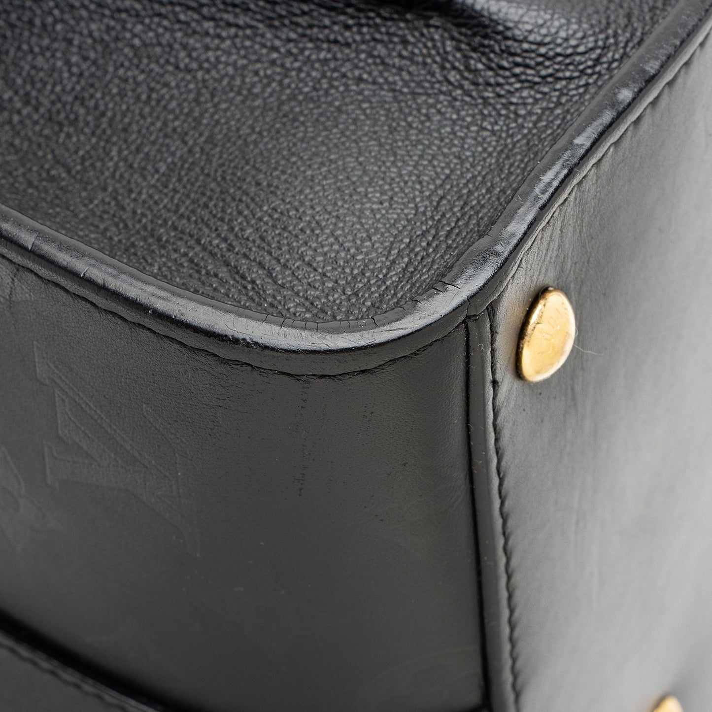 Louis Vuitton Monogram Cuir Plume Very MM Tote