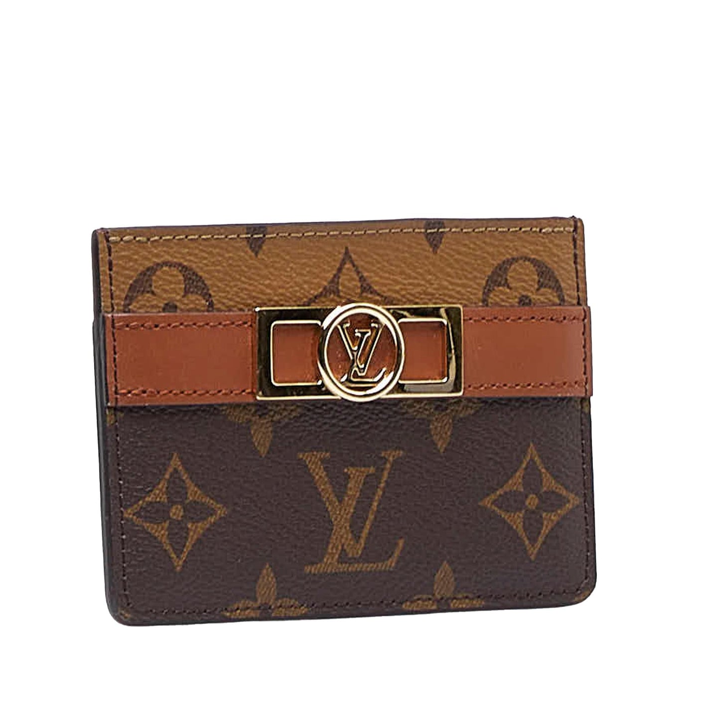 Louis Vuitton Monogram Dauphine Card Holder (SHG-FyelOG)