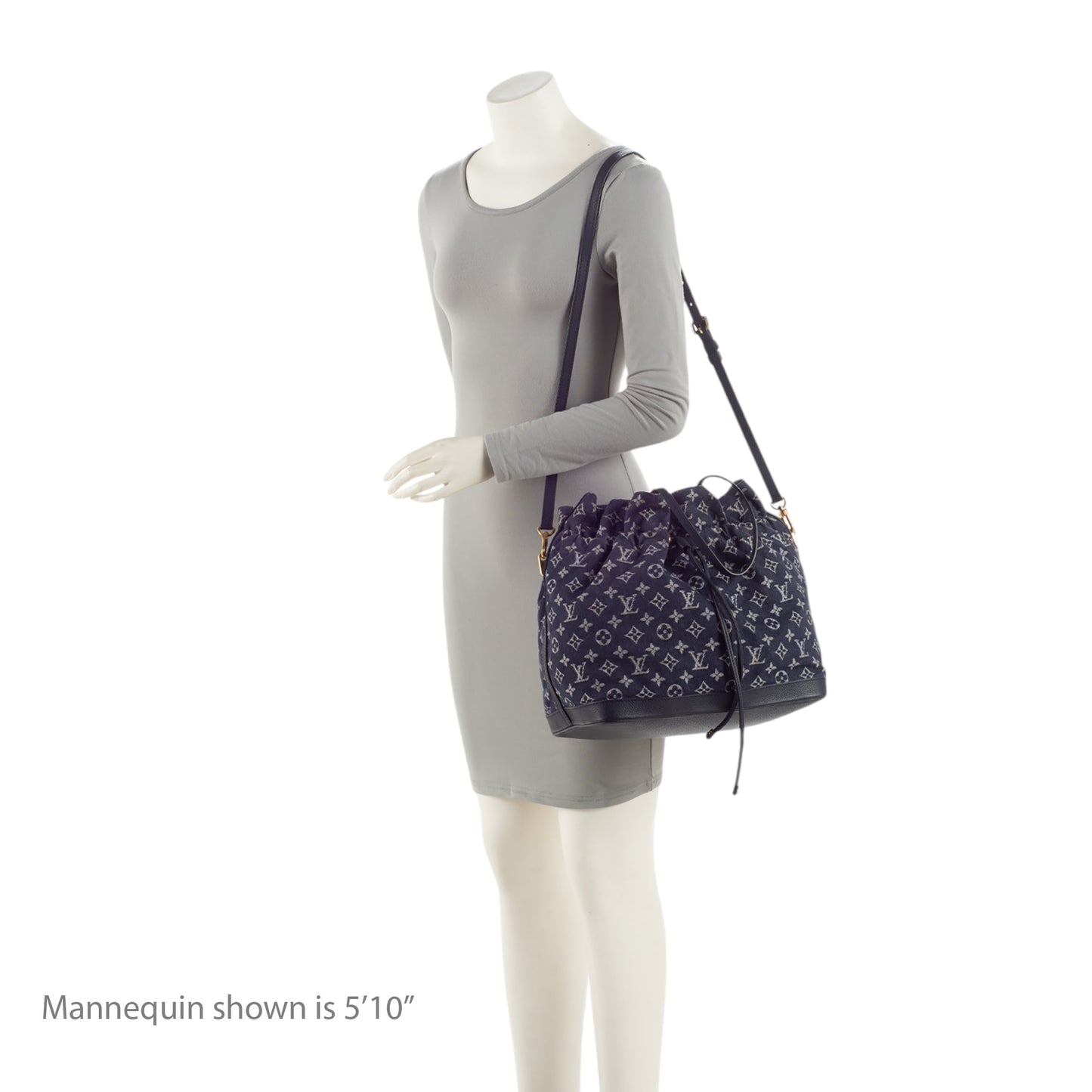Louis Vuitton Monogram Denim Noefull MM Shoulder Bag (SHF-Jmzx8k)