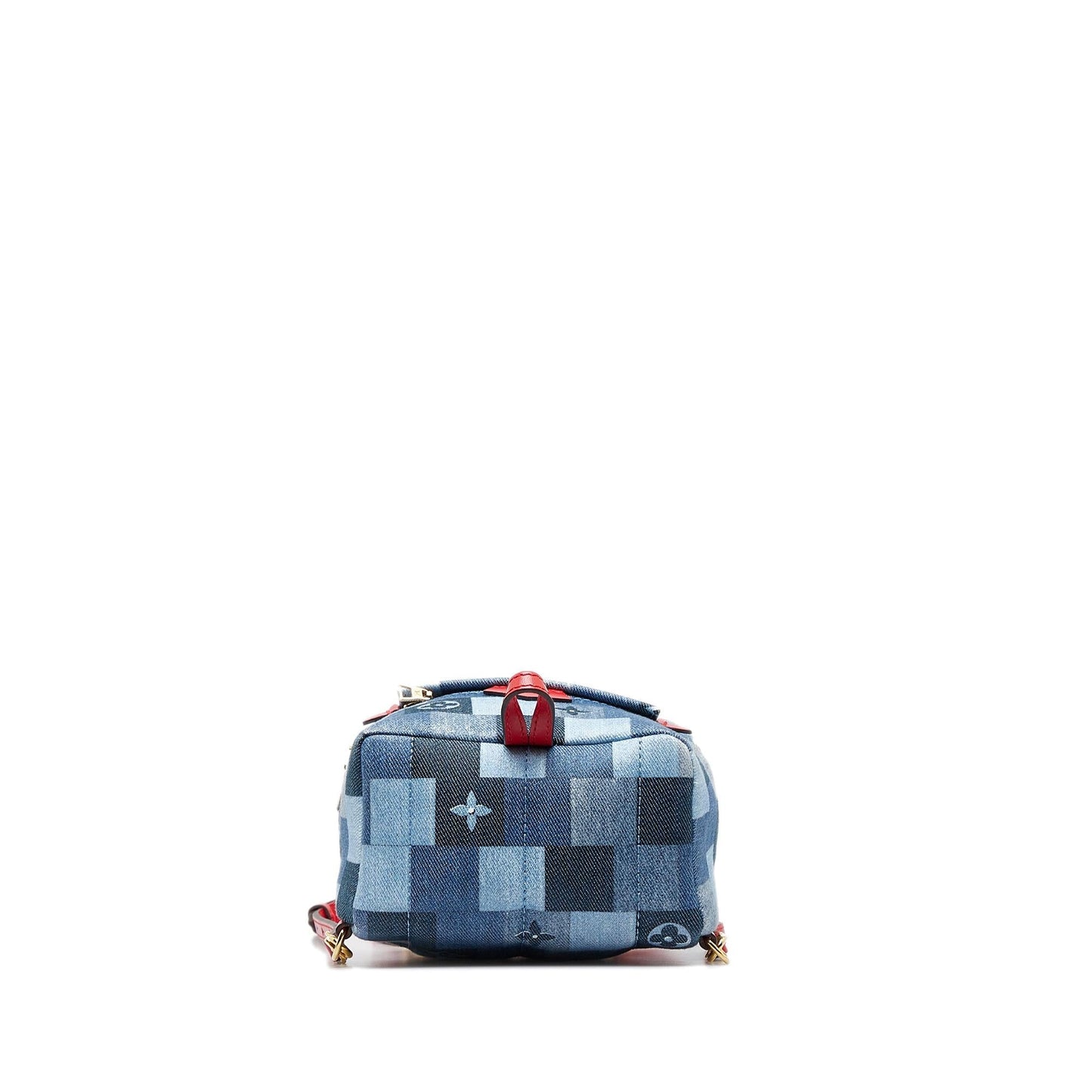 Louis Vuitton Monogram Denim Patchwork  Palm Springs Mini (SHG-EoD27m)
