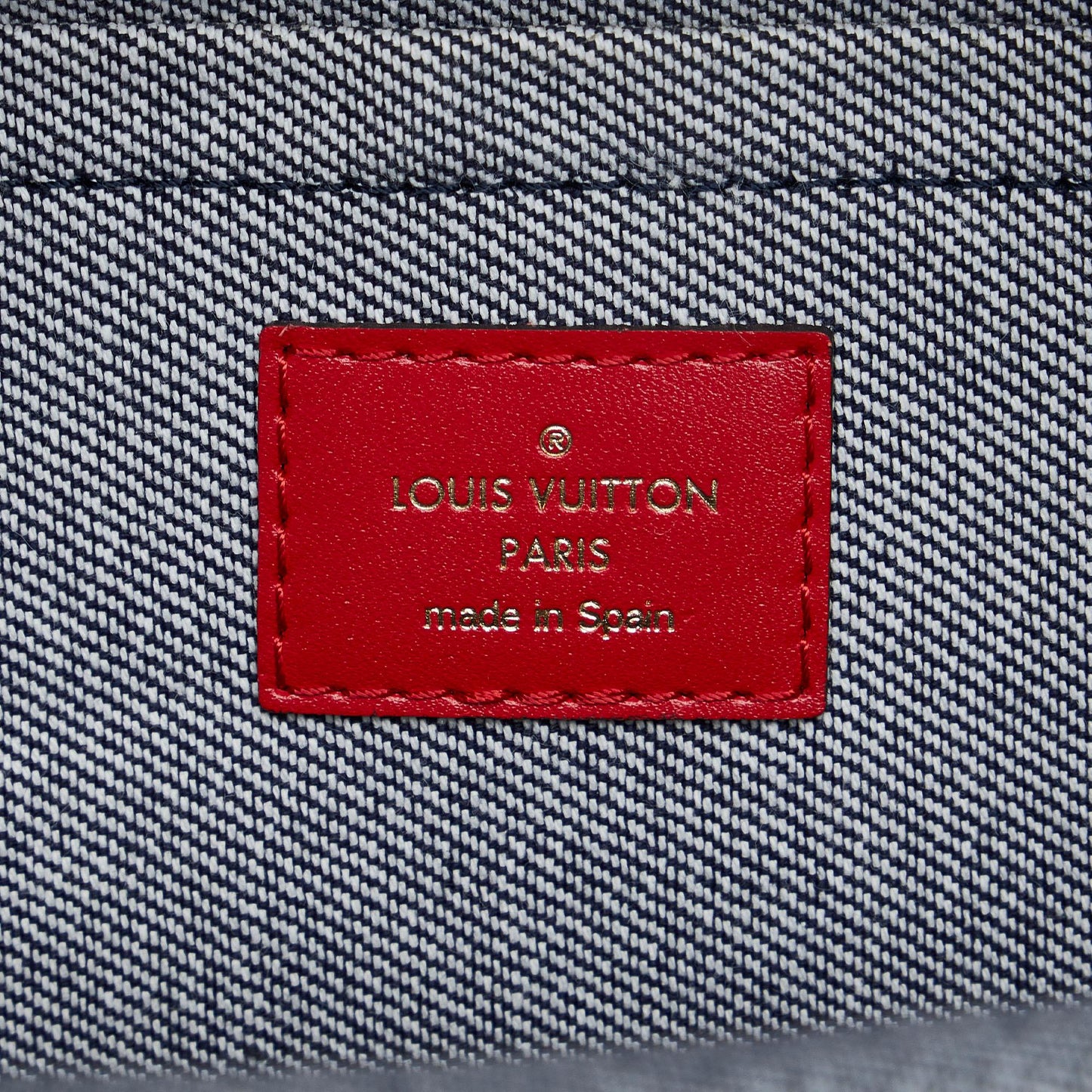 Louis Vuitton Monogram Denim Patchwork  Palm Springs Mini (SHG-EoD27m)