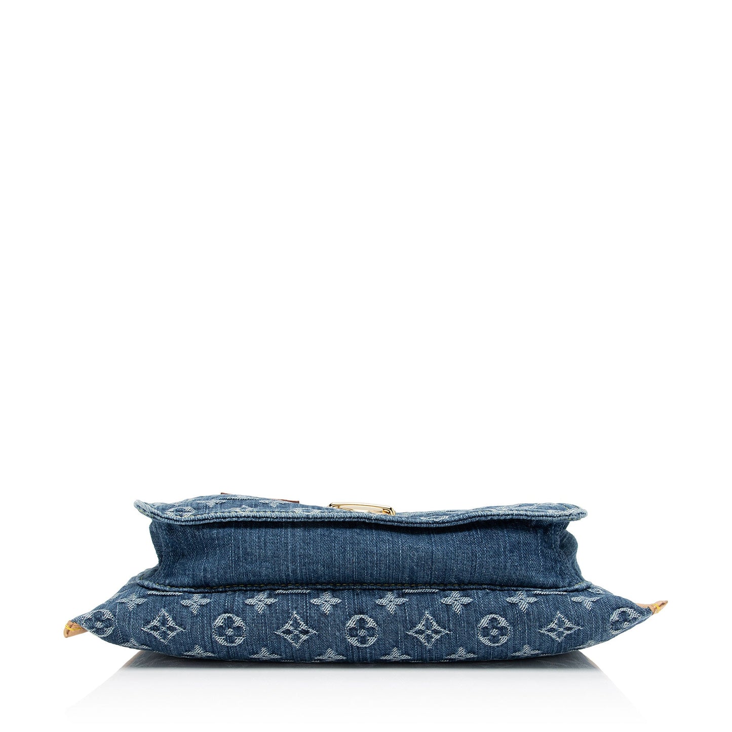 Louis Vuitton Monogram Denim Sac Plat Tote (SHF-mkC7Vd)