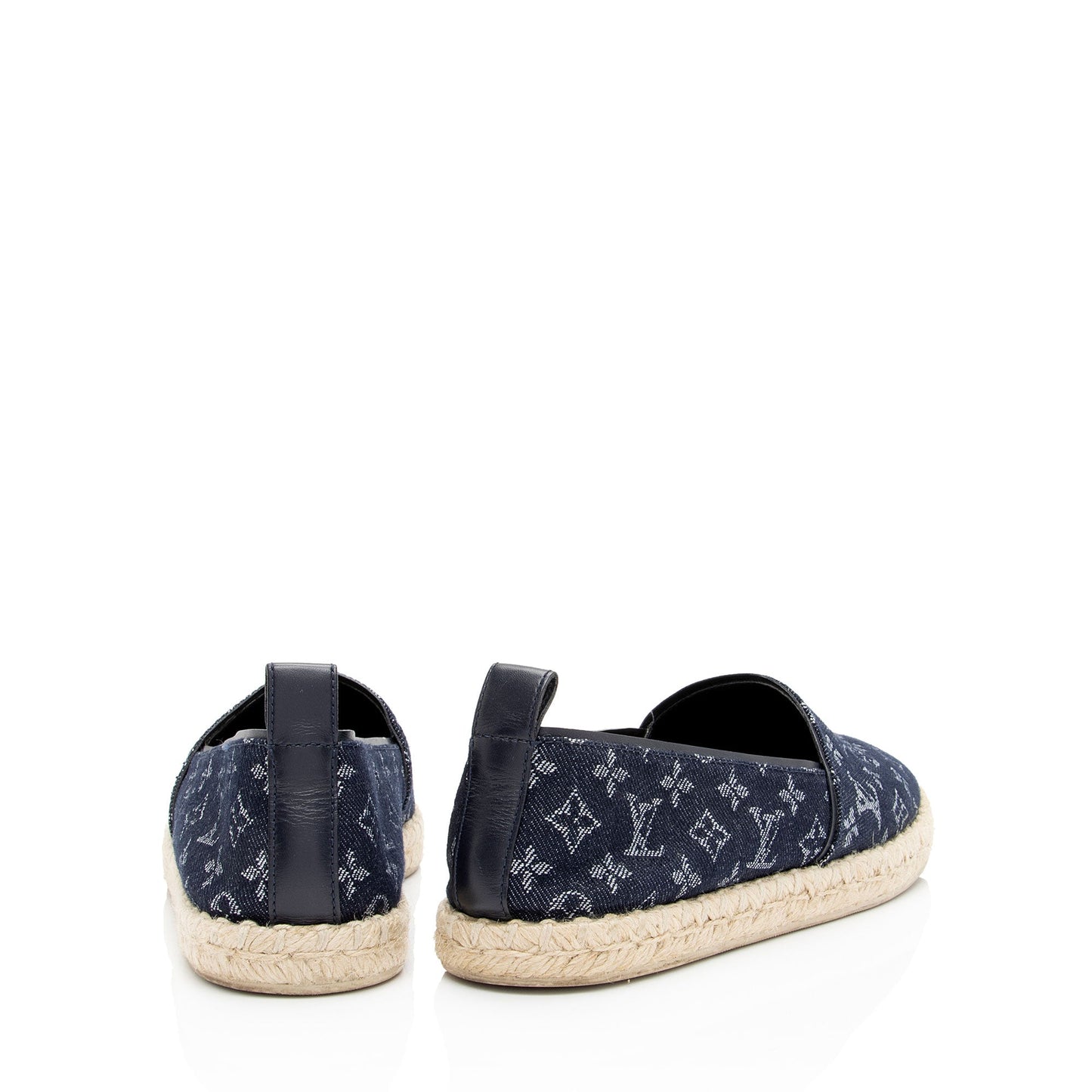 Louis Vuitton Monogram Denim Starboard Espadrilles - Size 8.5 / 38.5 (SHF-izvMNc)