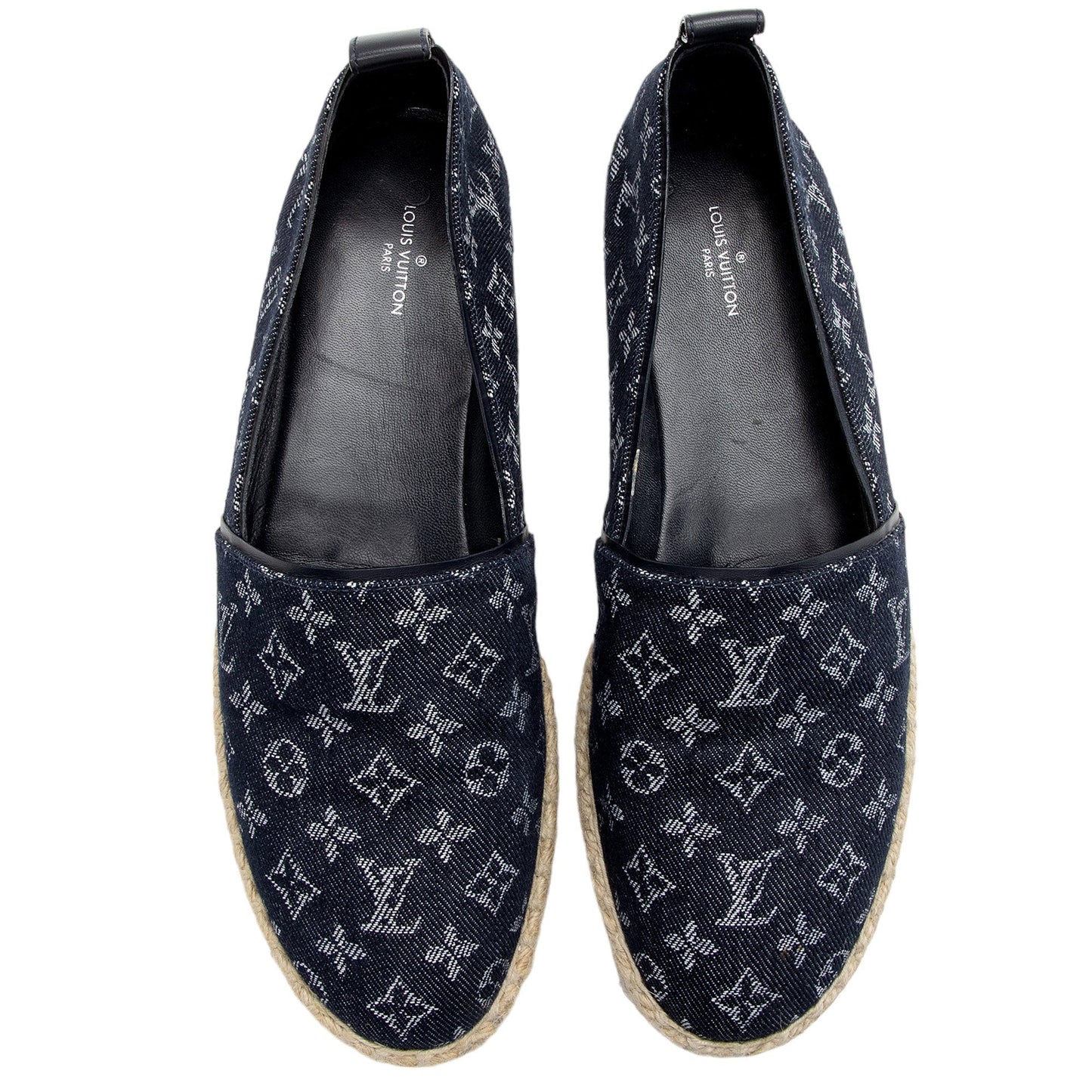 Louis Vuitton Monogram Denim Starboard Espadrilles - Size 8.5 / 38.5 (SHF-izvMNc)