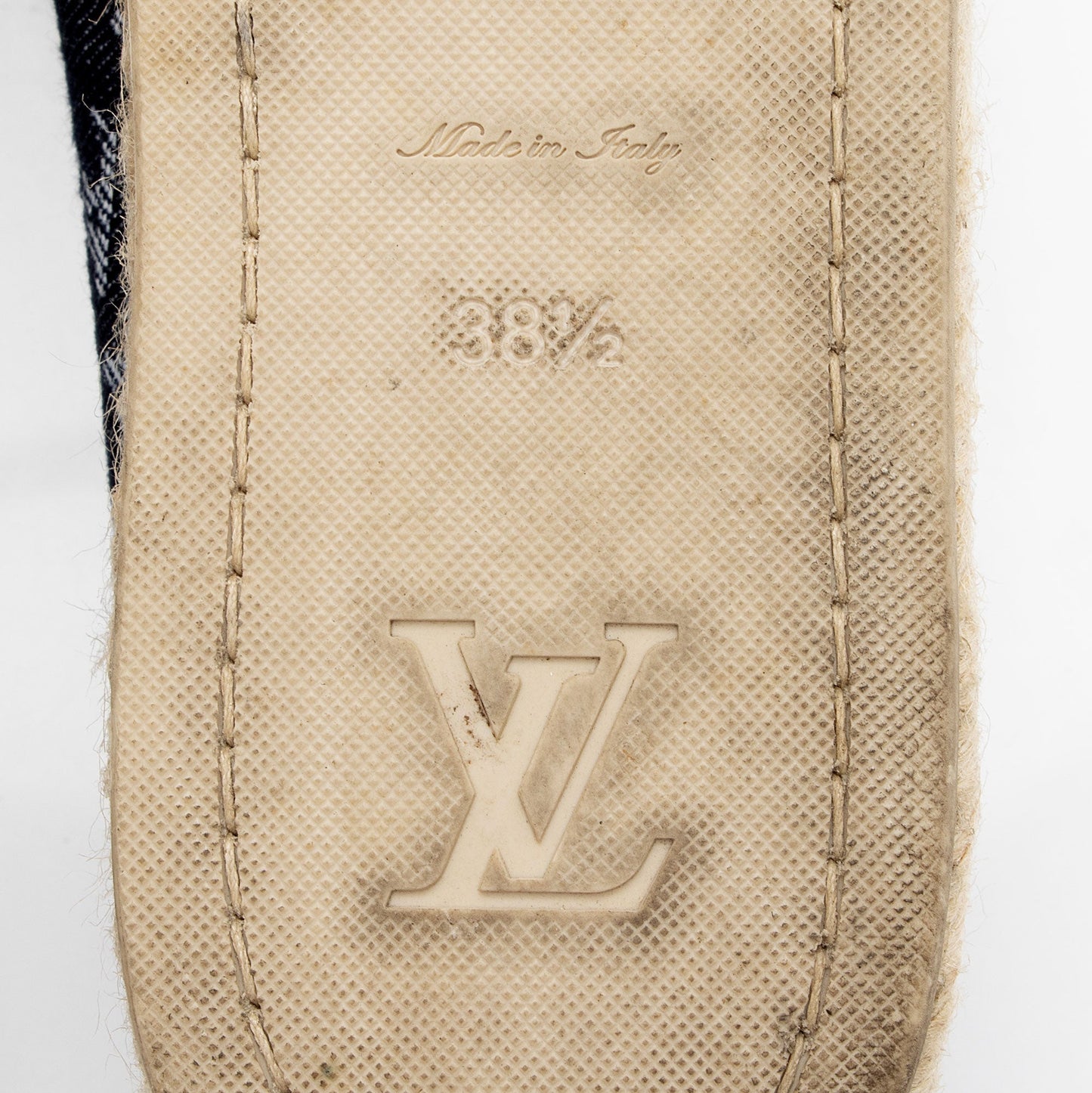 Louis Vuitton Monogram Denim Starboard Espadrilles - Size 8.5 / 38.5 (SHF-izvMNc)