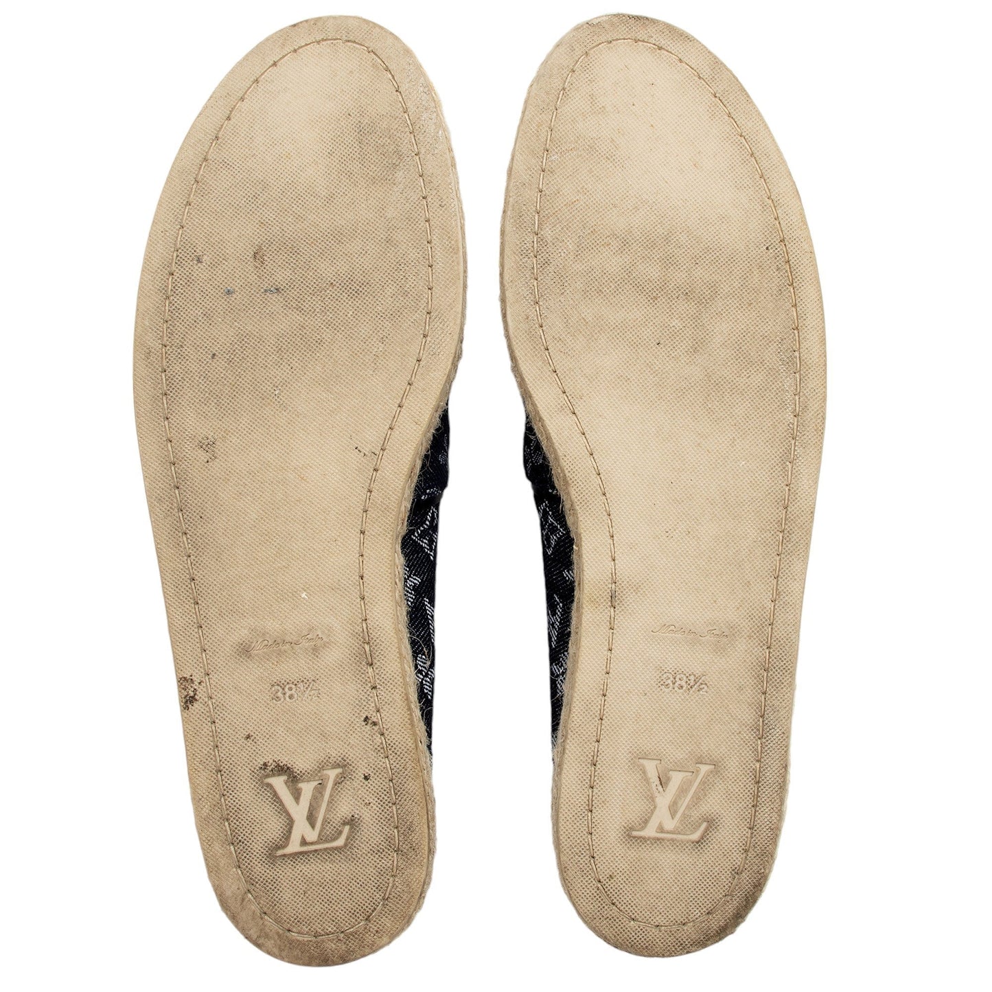 Louis Vuitton Monogram Denim Starboard Espadrilles - Size 8.5 / 38.5 (SHF-izvMNc)