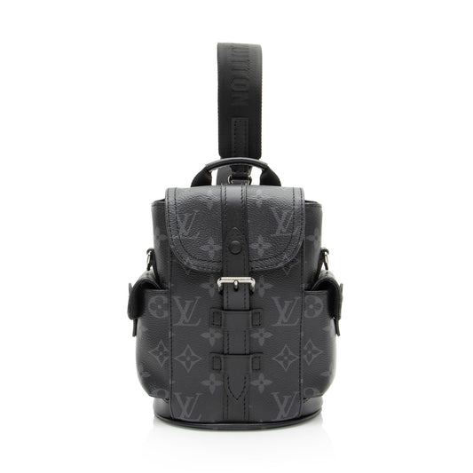Louis Vuitton Monogram Eclipse Christopher Nano Crossbody