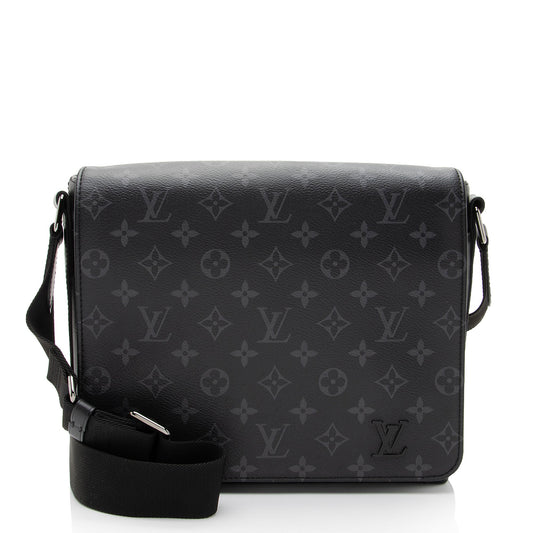 Louis Vuitton Monogram Eclipse District PM Messenger
