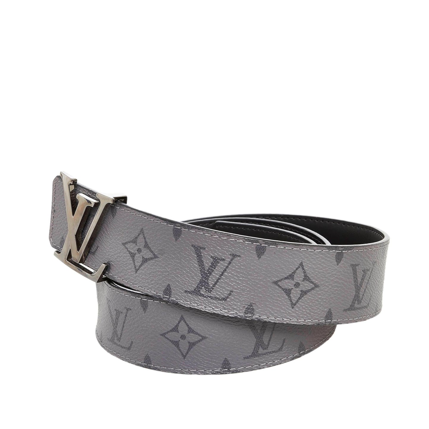 Louis Vuitton Monogram Eclipse Initiales Belt - 44 / 113.00 (SHG-PlPv0S)