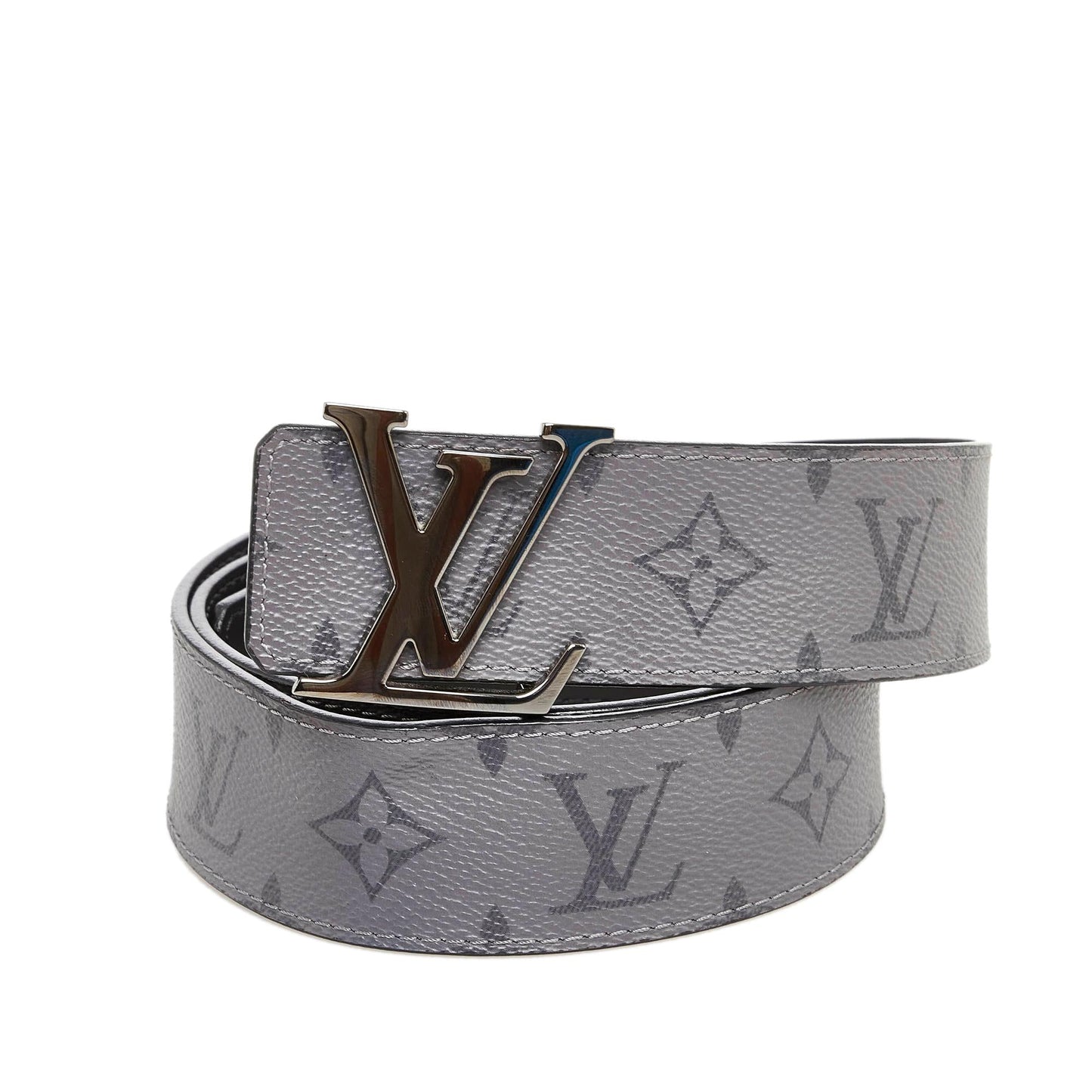 Louis Vuitton Monogram Eclipse Initiales Belt - 44 / 113.00 (SHG-PlPv0S)