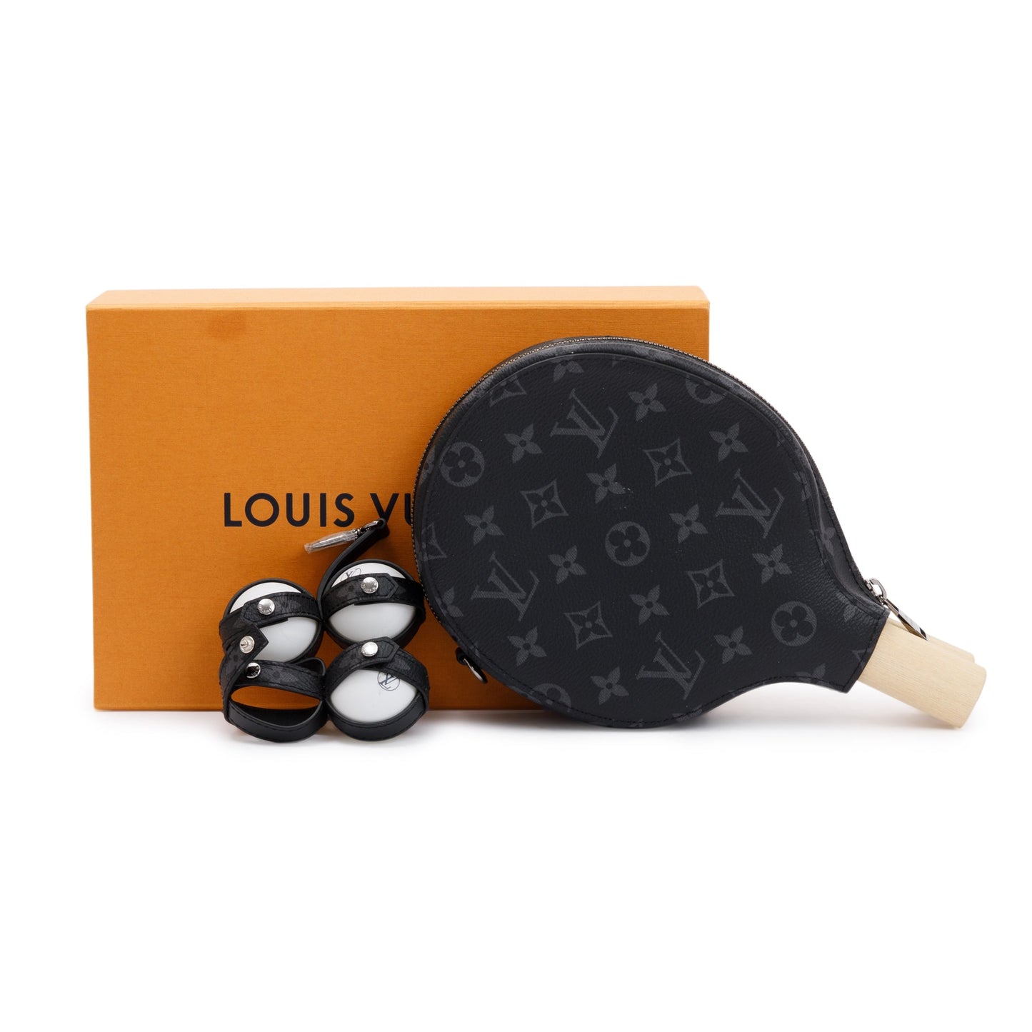 Louis Vuitton Monogram Eclipse James Ping Pong Set
