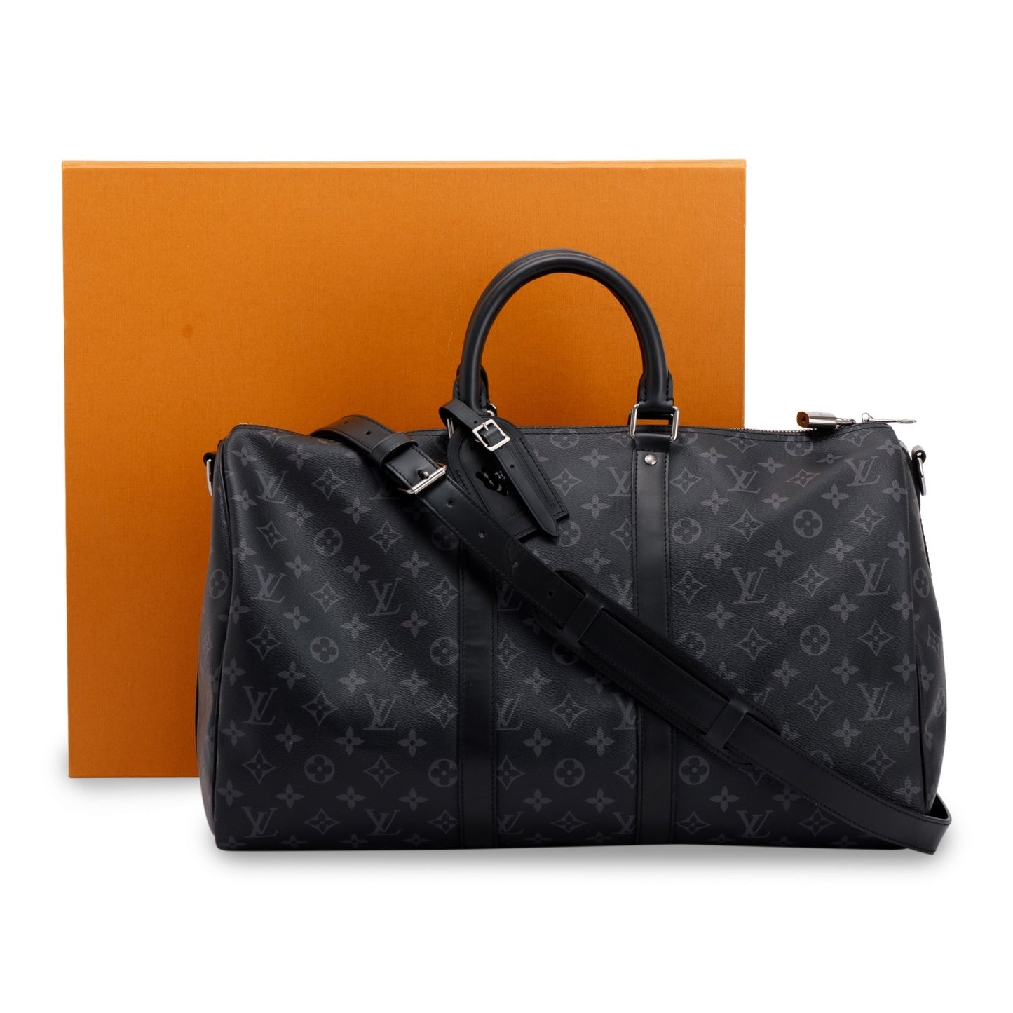 Louis Vuitton Monogram Eclipse Keepall Bandouliere 45