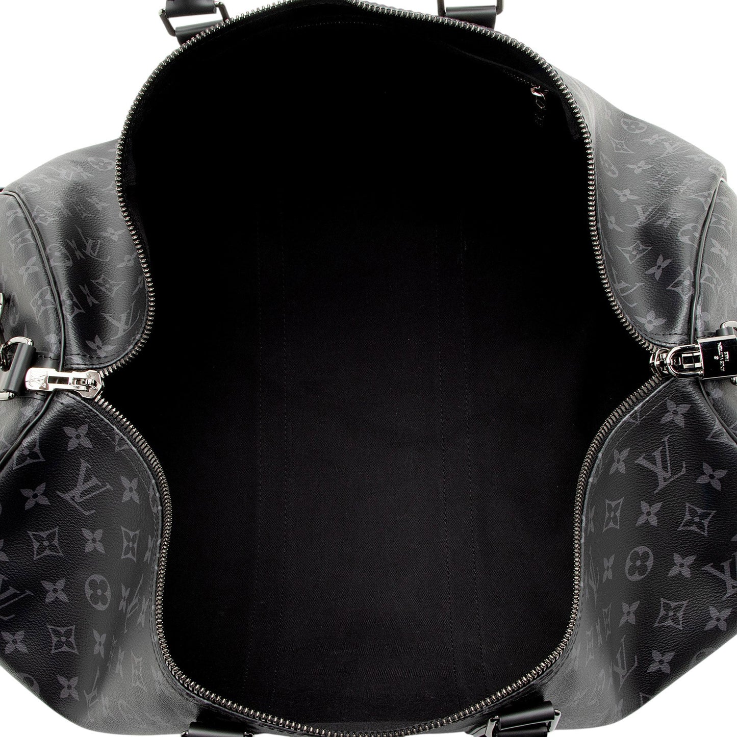 Louis Vuitton Monogram Eclipse Keepall Bandouliere 55 Duffle