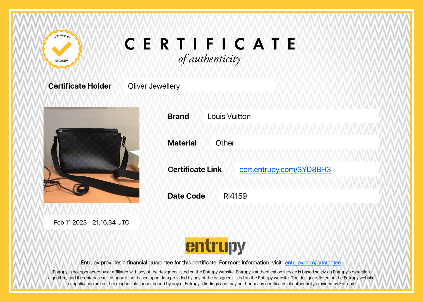 Louis Vuitton Monogram Eclipse Odyssey Messenger MM
