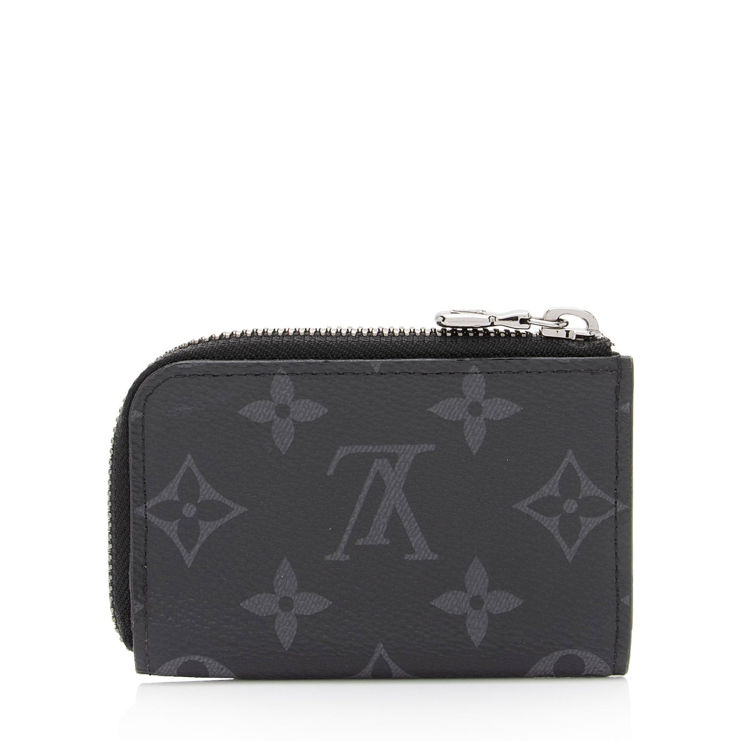 Louis Vuitton Monogram Eclipse Porte Mannaie Jour Zip Coin Purse (SHF-F6Biar)