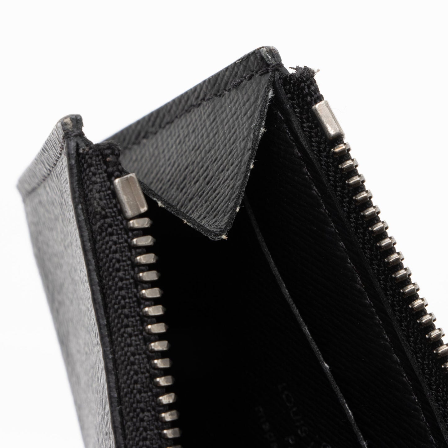 Louis Vuitton Monogram Eclipse Porte Mannaie Jour Zip Coin Purse (SHF-F6Biar)