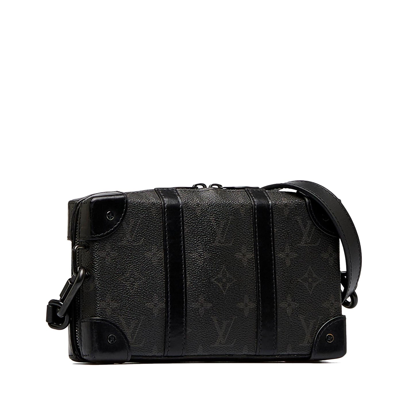 Louis Vuitton Monogram Eclipse Soft Trunk Wallet Crossbody (SHG-4pxj3i)