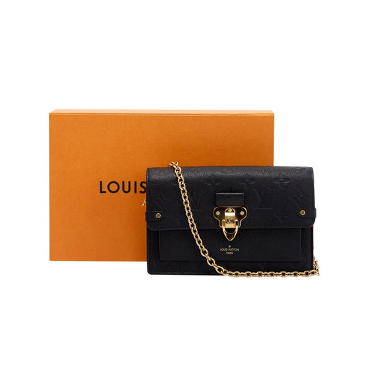 Louis Vuitton Monogram Empreinte Vavin Chain Wallet