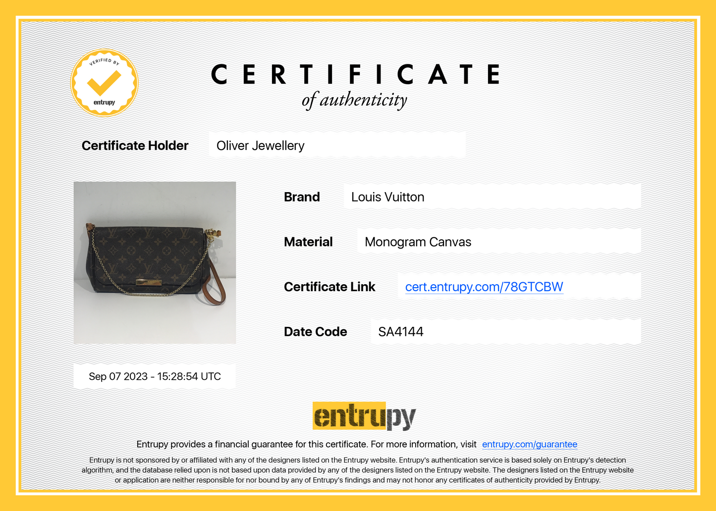 Louis Vuitton Monogram Favorite MM