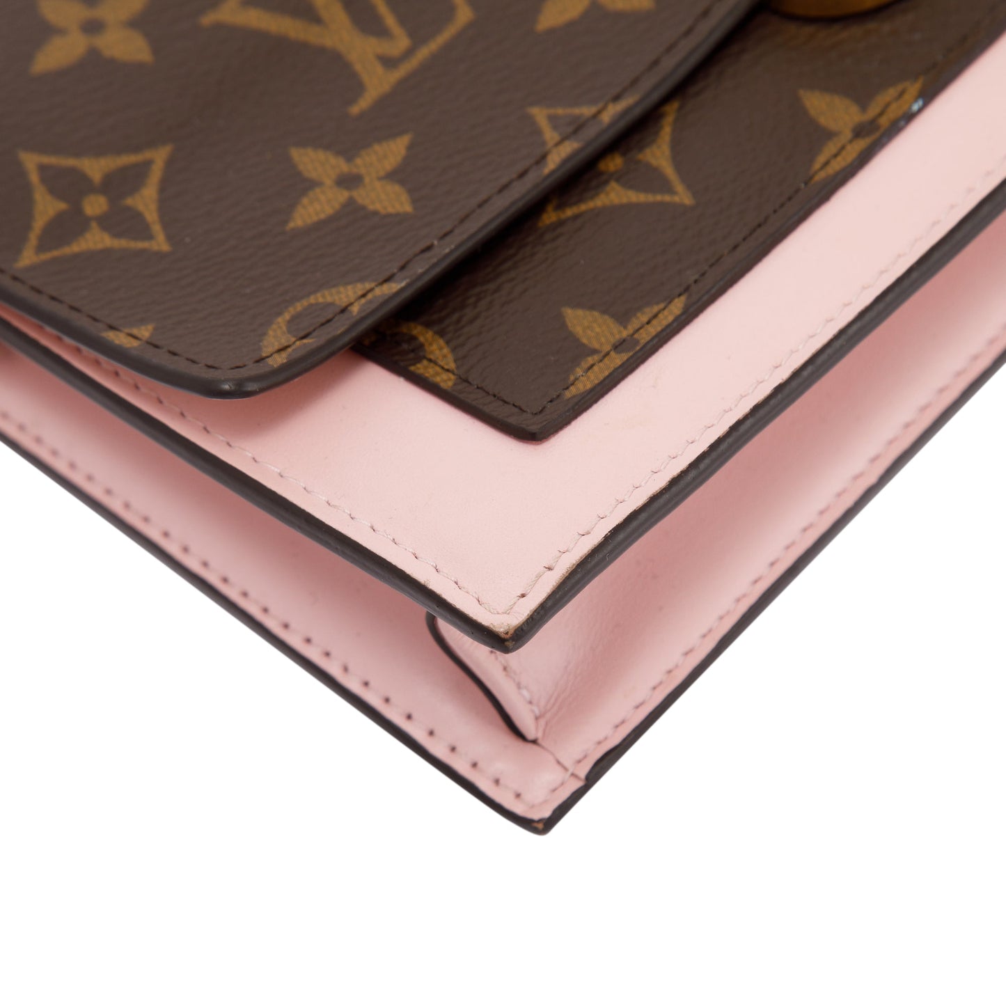 Louis Vuitton Monogram Flore Chain Wallet