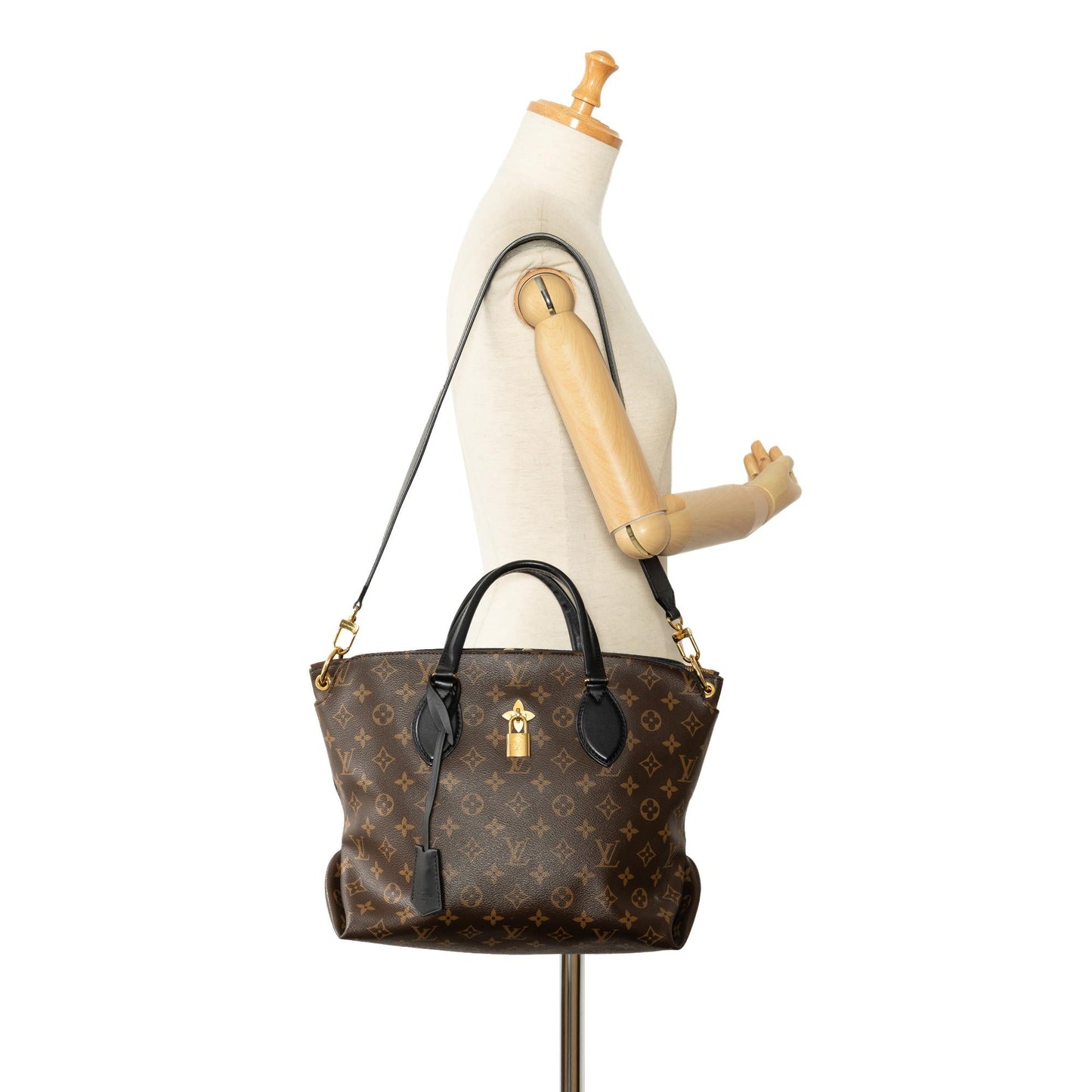 Louis Vuitton Monogram Flower Zipped Tote PM (SHG-dKkl7o)