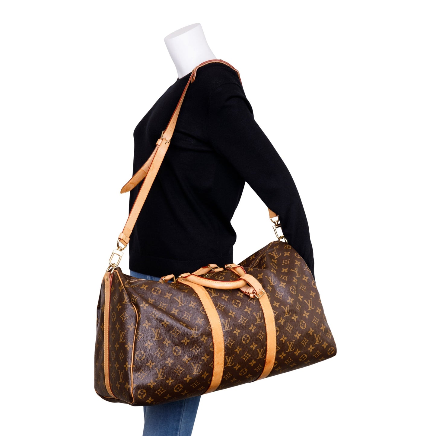 Louis Vuitton Monogram Keepall Bandouliere 50