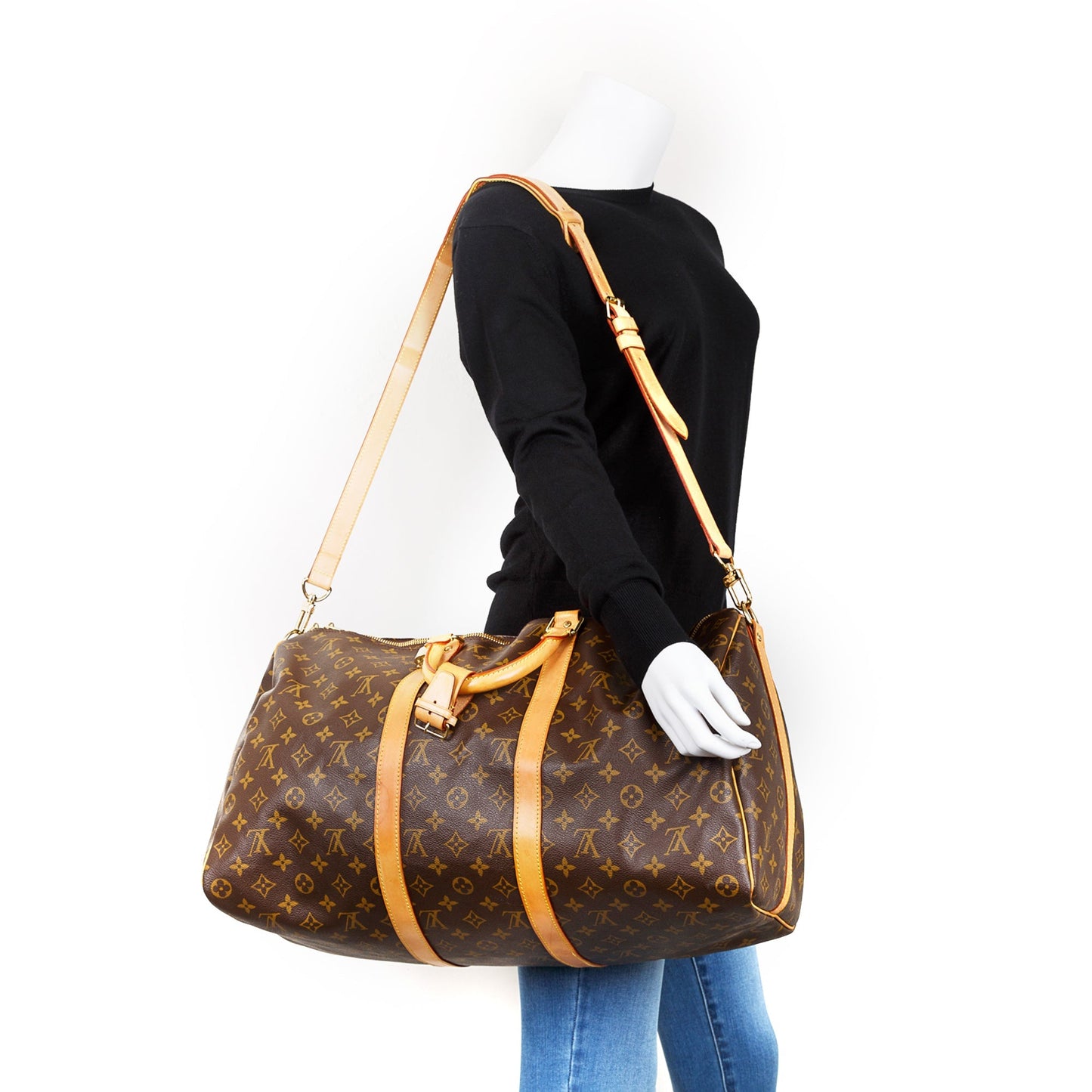 Louis Vuitton Monogram Keepall Bandouliere 50