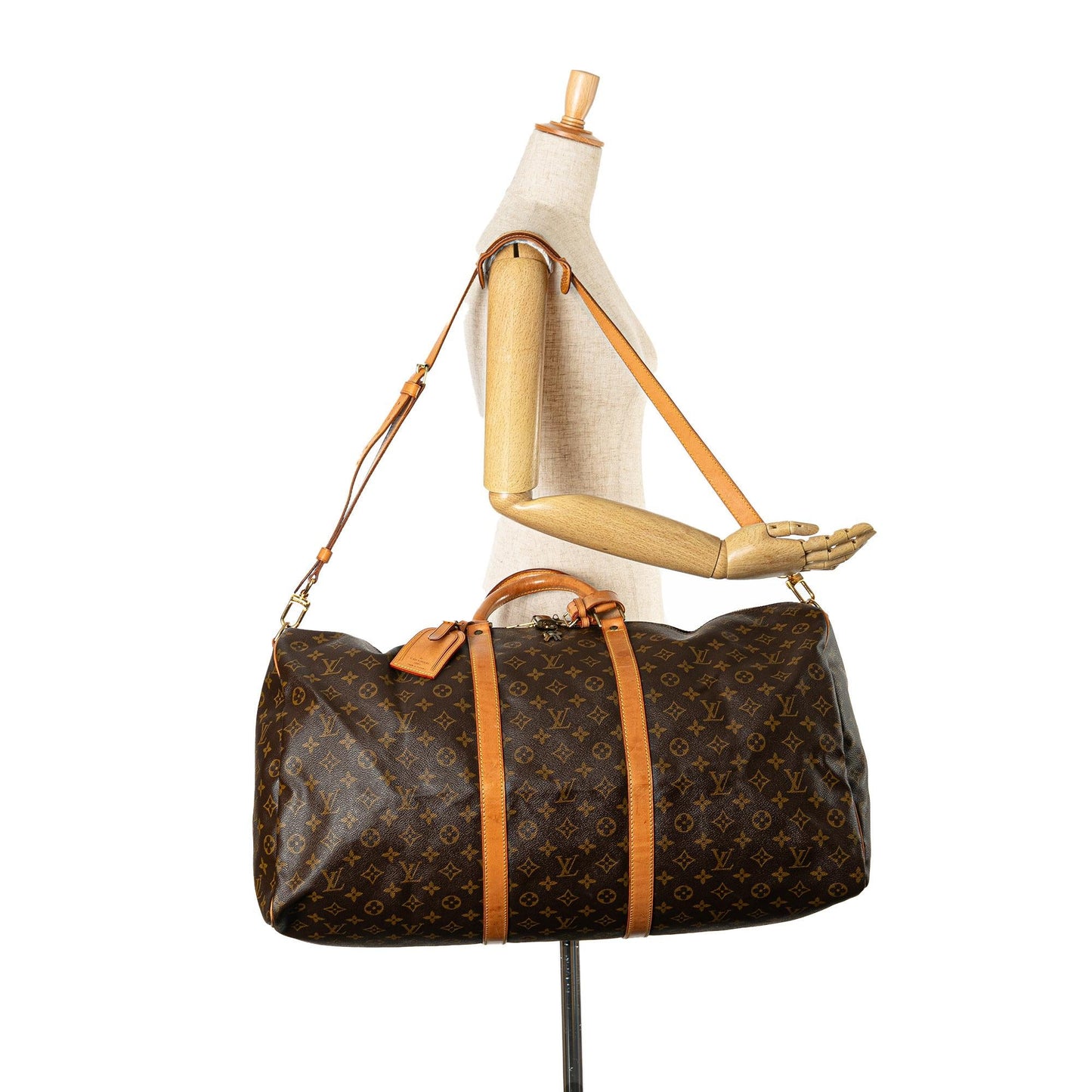 Louis Vuitton Monogram Keepall Bandouliere 60 (SHG-Kyk0qQ)
