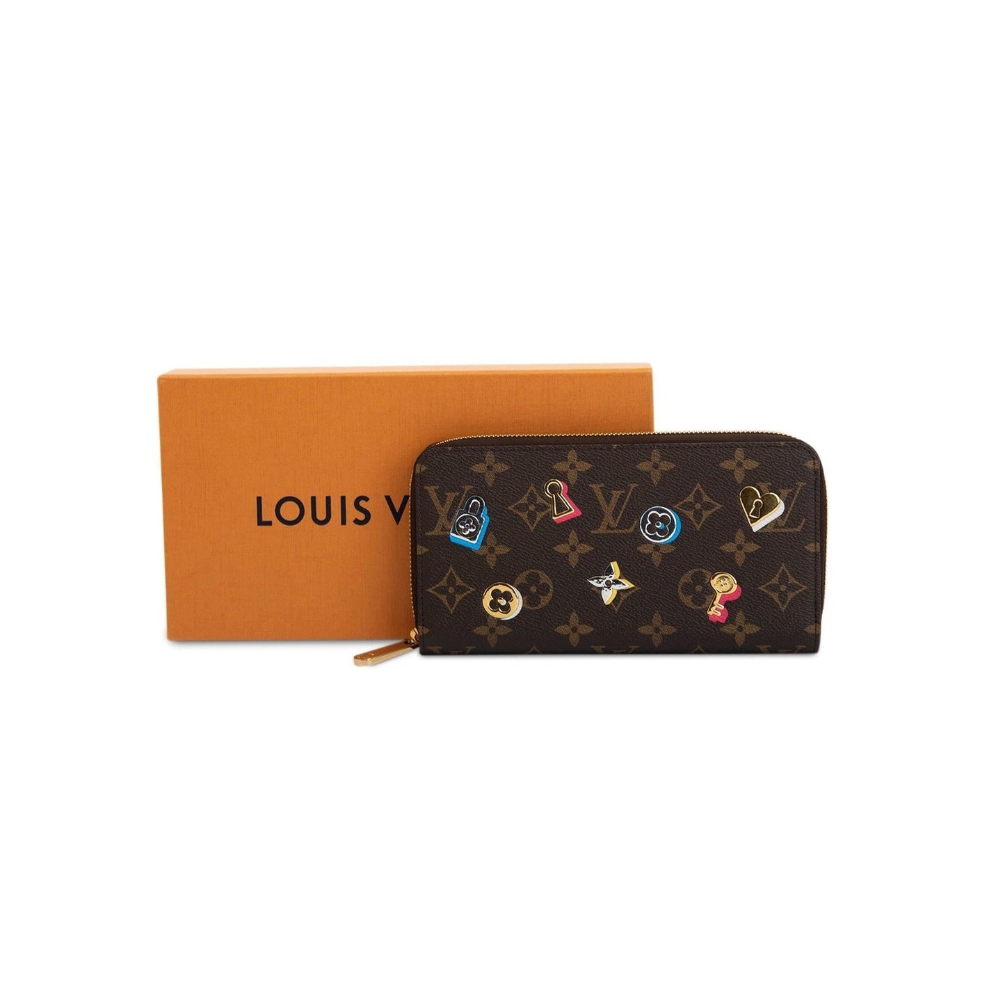 Louis Vuitton Monogram Love Lock Zippy Wallet