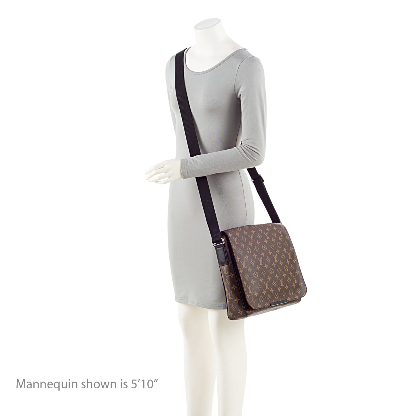 Louis Vuitton Monogram Macassar Canvas District MM Messenger