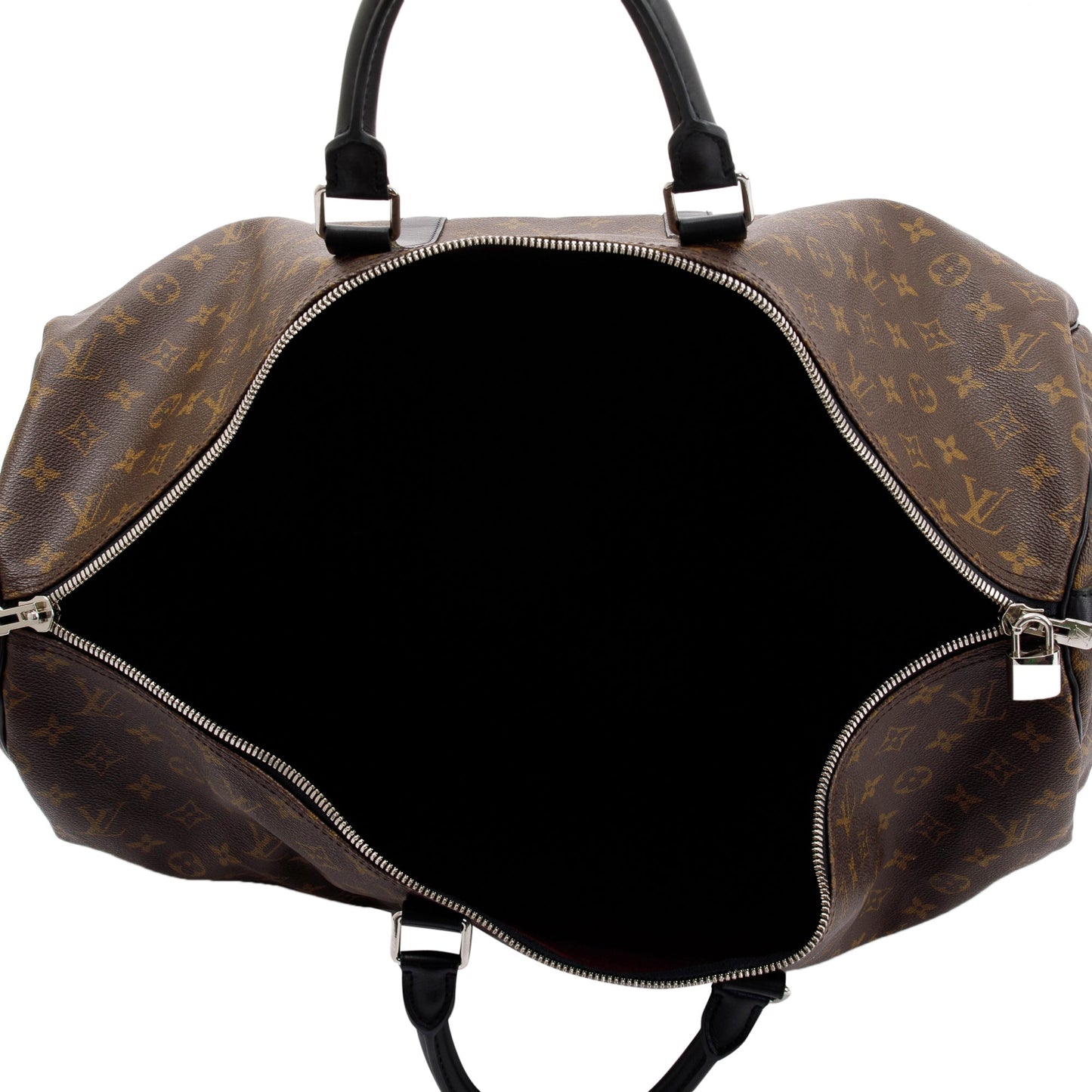 Louis Vuitton Monogram Macassar Keepall Bandouliere 55