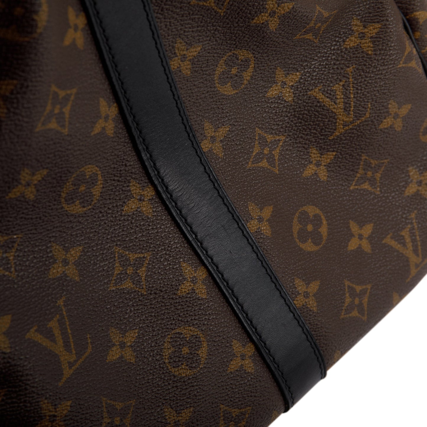 Louis Vuitton Monogram Macassar Keepall Bandouliere 55