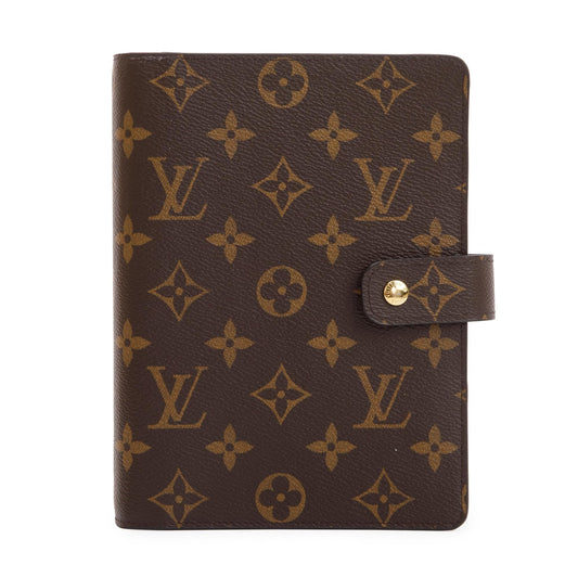 Louis Vuitton Monogram Medium Ring Agenda Cover